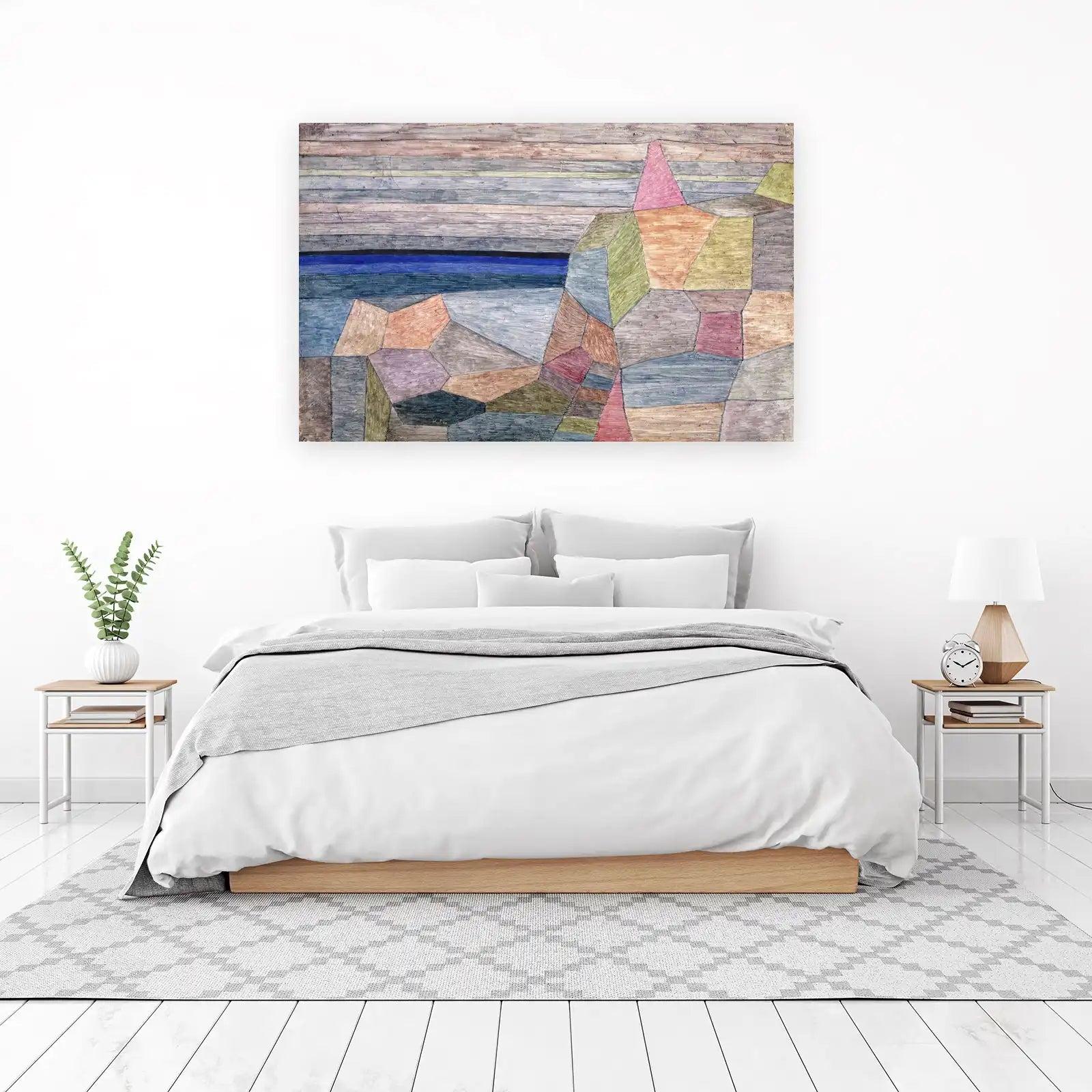 Geometric Landscape Art Wall Art