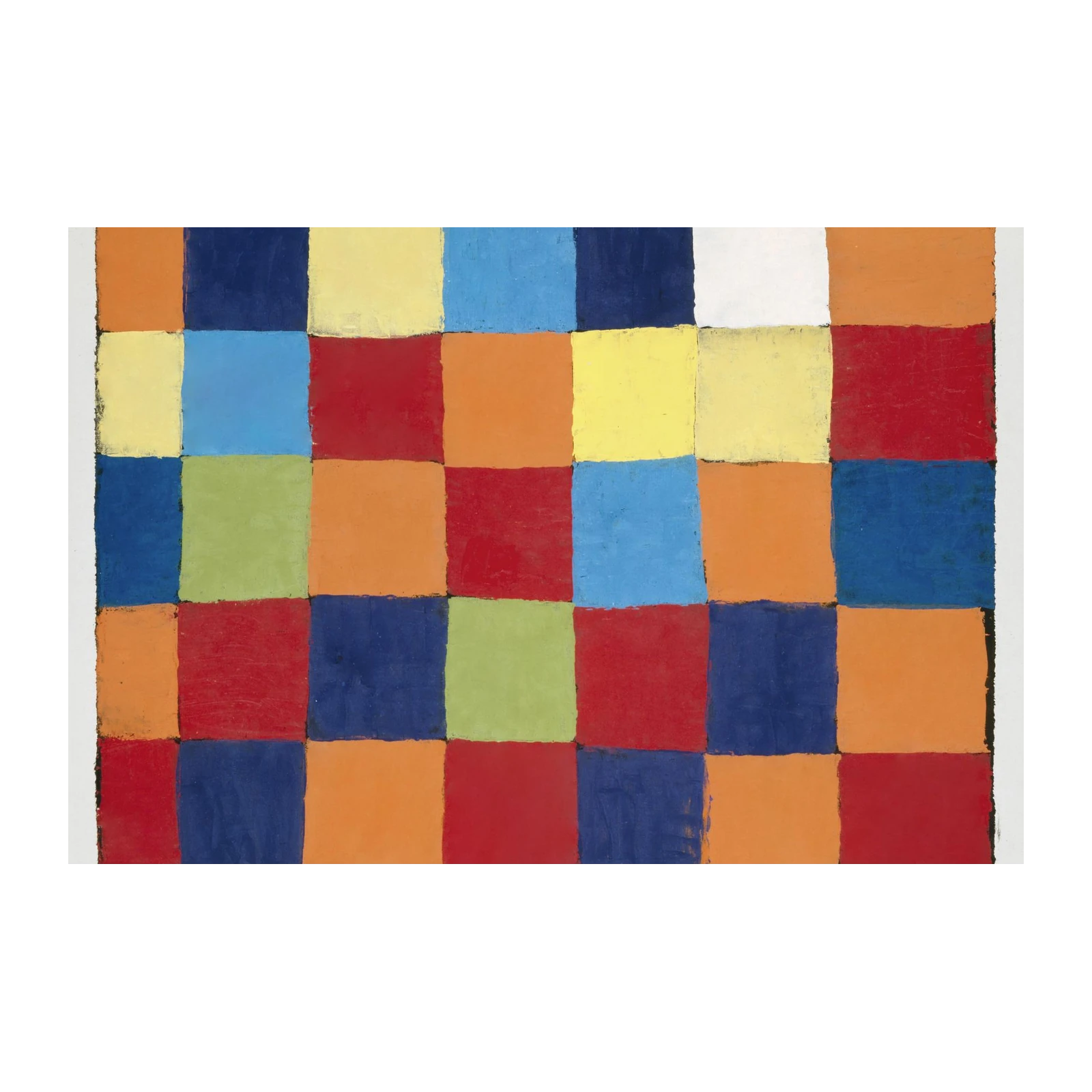 Colorful Squares Abstract Art Wall Art