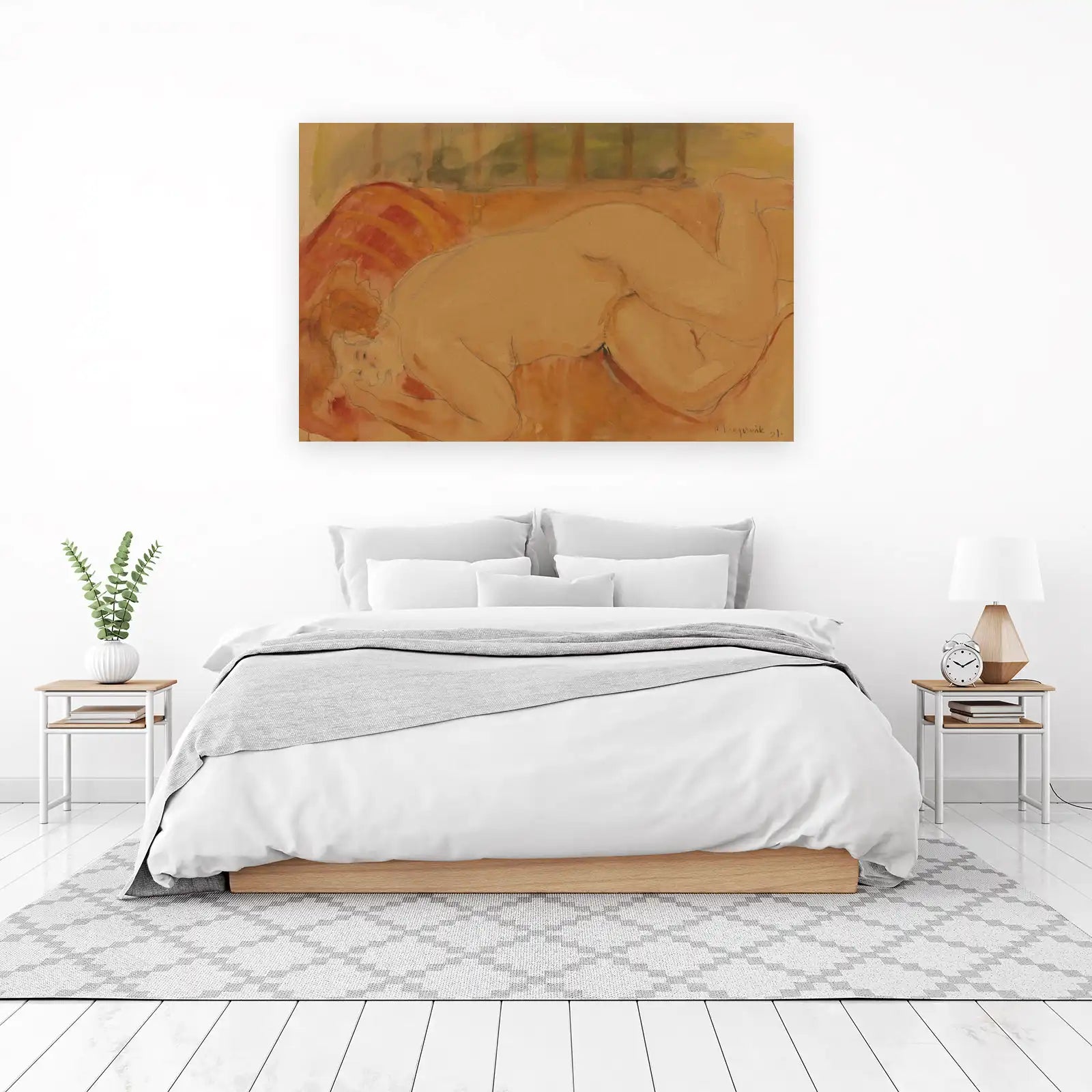 Timeless Figure Study Warm Tones Wall Art
