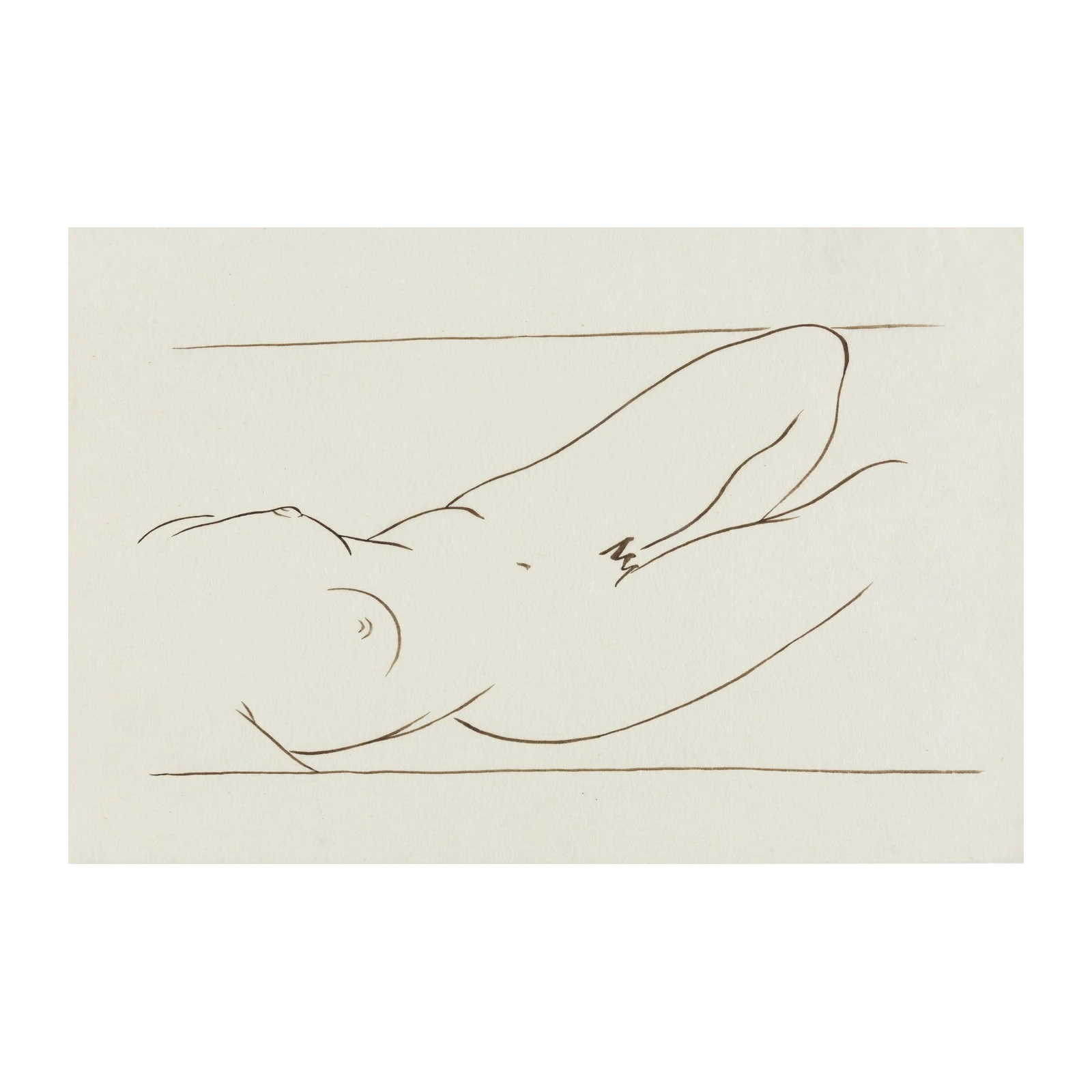 Minimalist Nude Line Art Wall Art