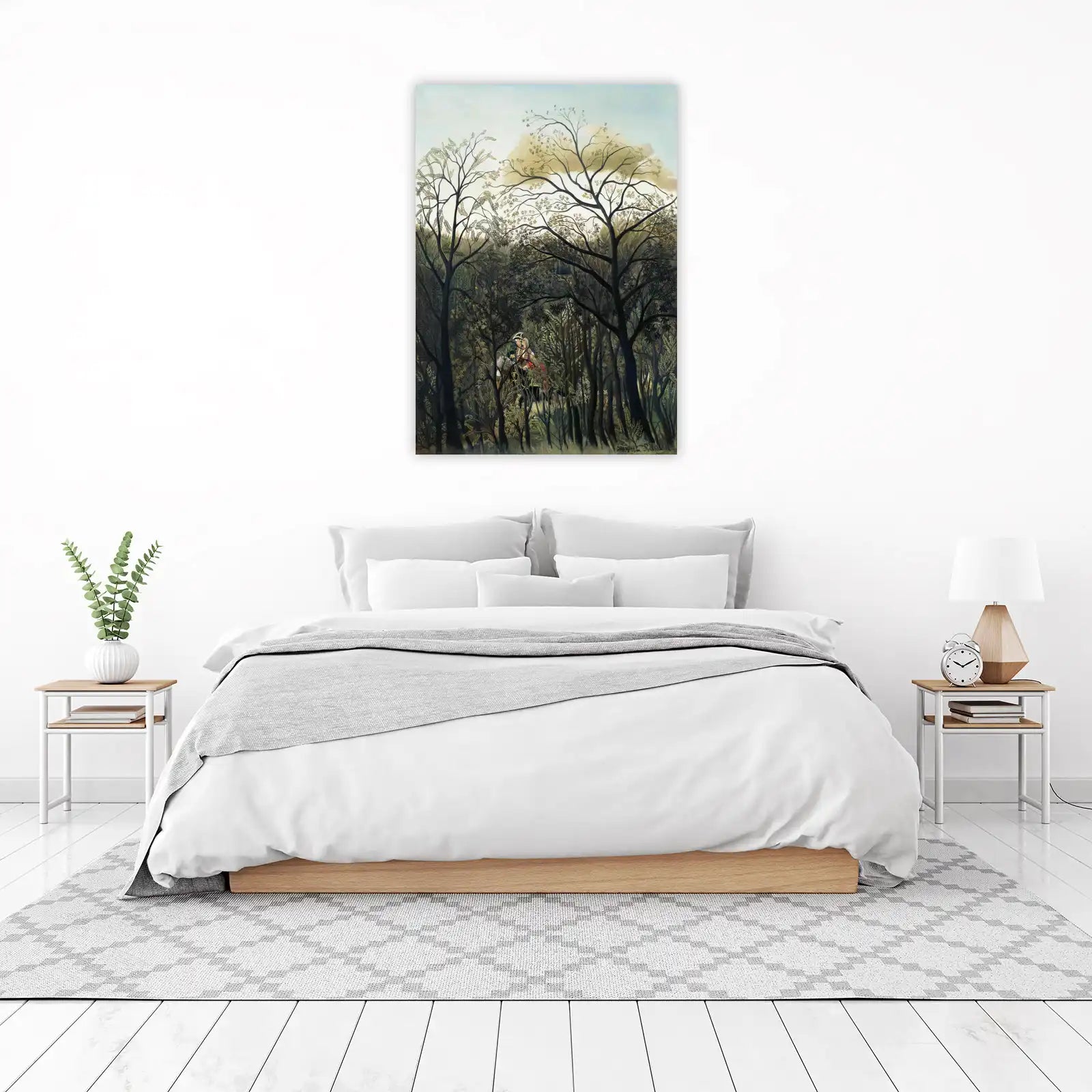 Romantic Forest Embrace Wall Art