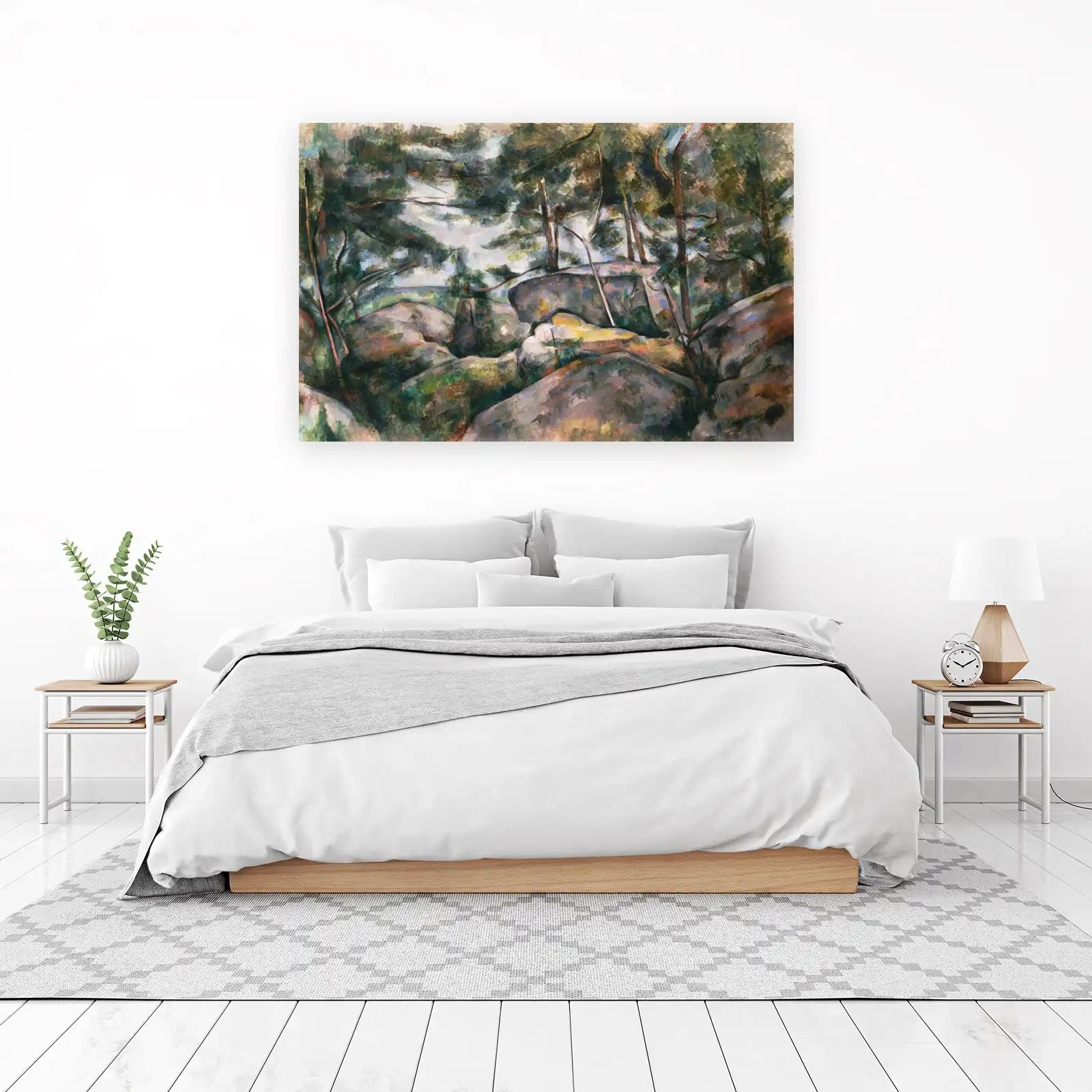 Forest Rocks Wall Art - Post-Impressionist Art
