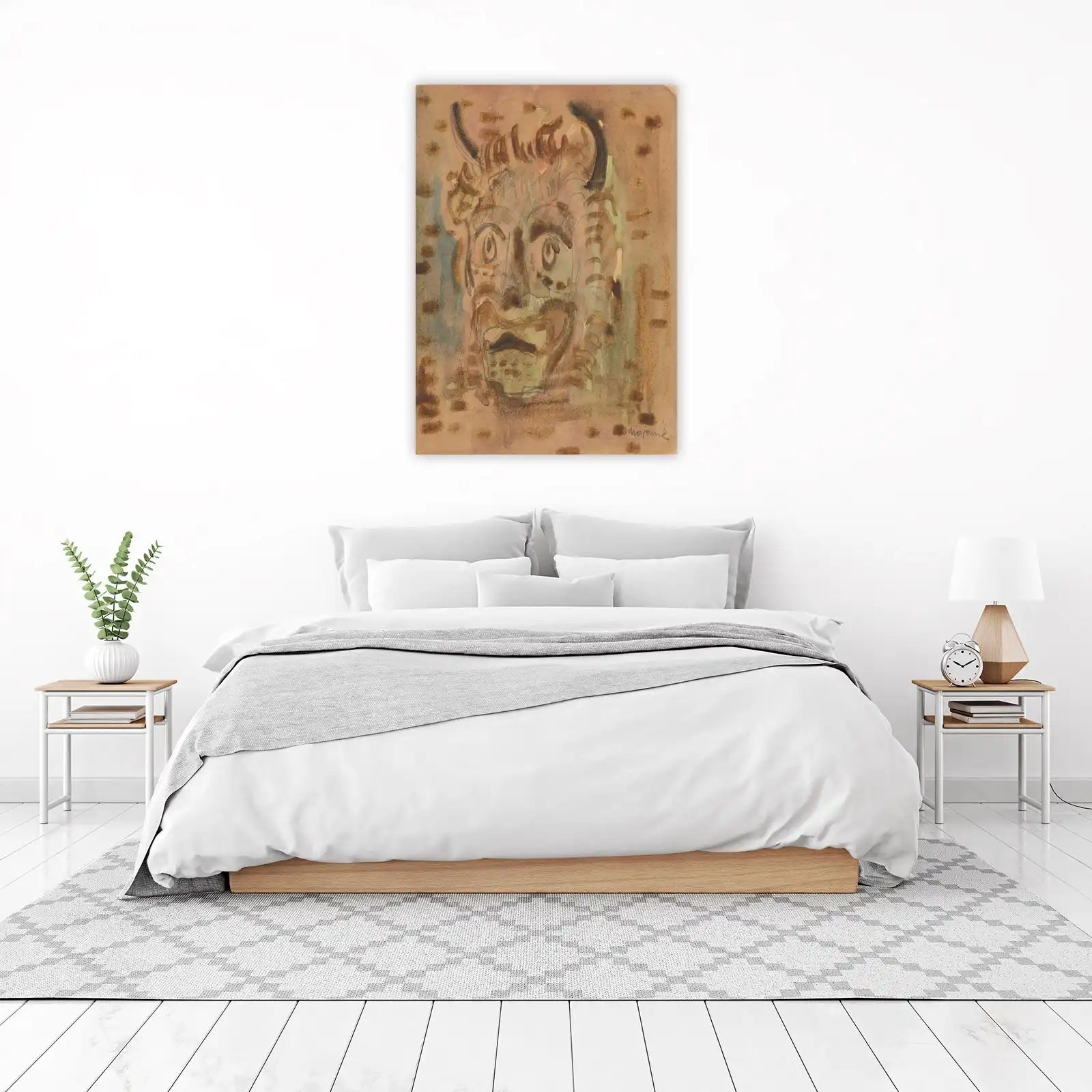 Mystic Face Expressive Portrait Wall Art