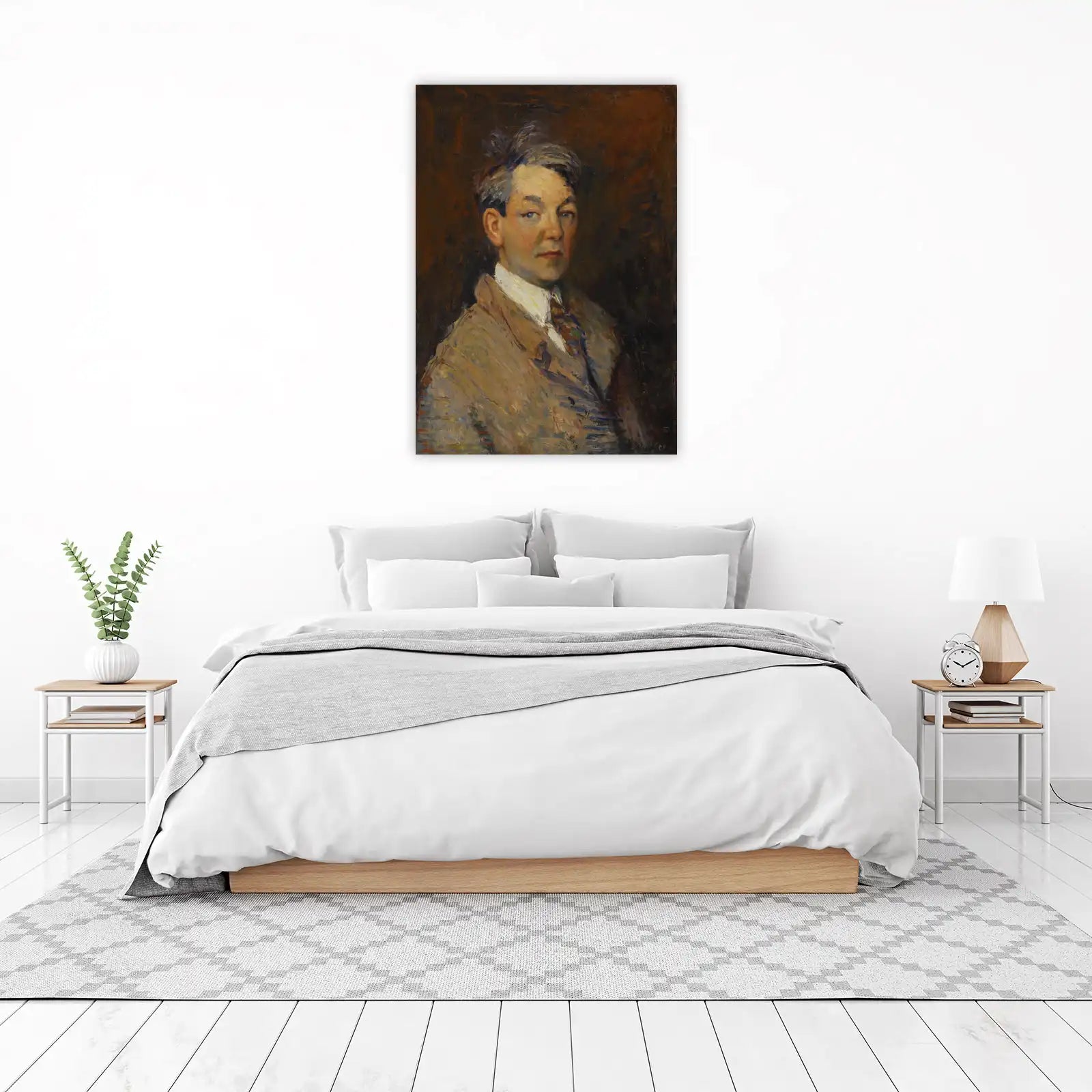 Expressive Portrait Man Wall Art