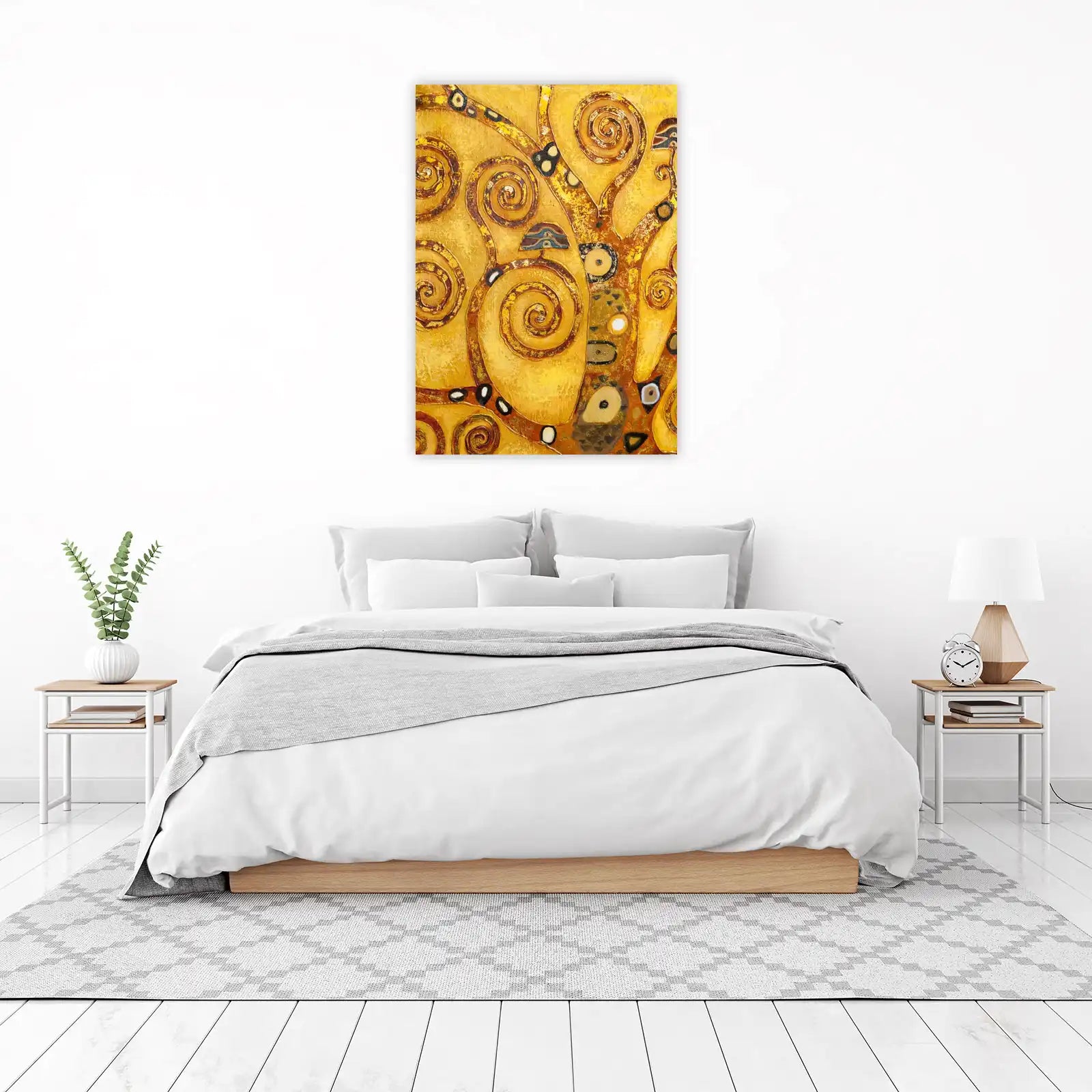 Golden Tree of Life Klimt Inspired Wall Art