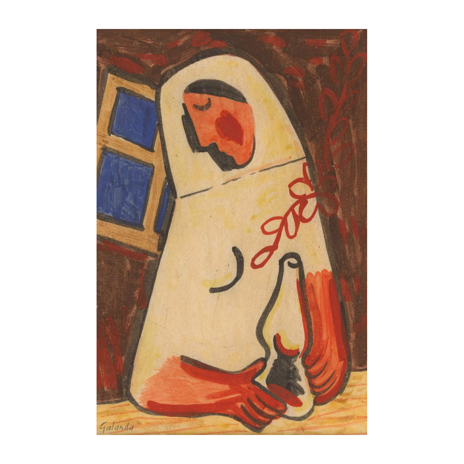 Galanada Expressive Figure Wall Art