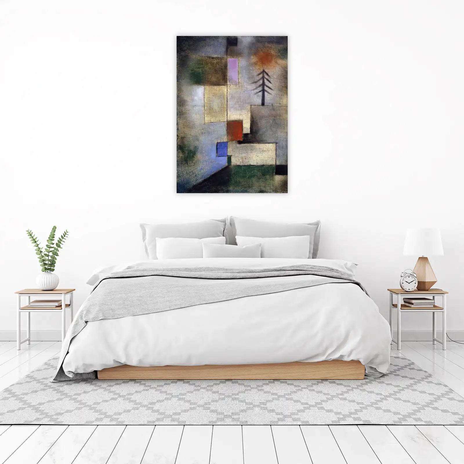 Abstract Landscape Tree Wall Art