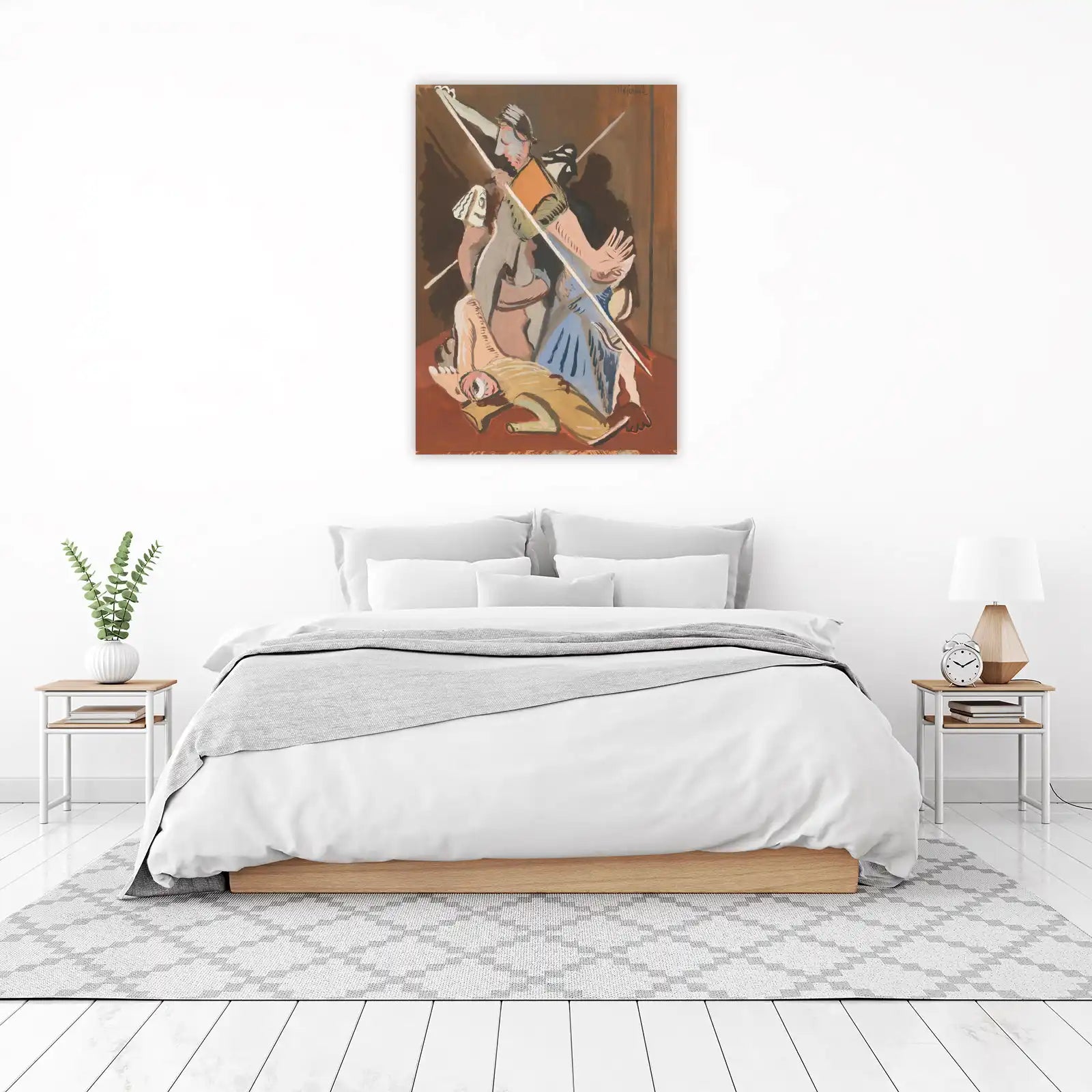 Dynamic Figurative Scene Wall Art