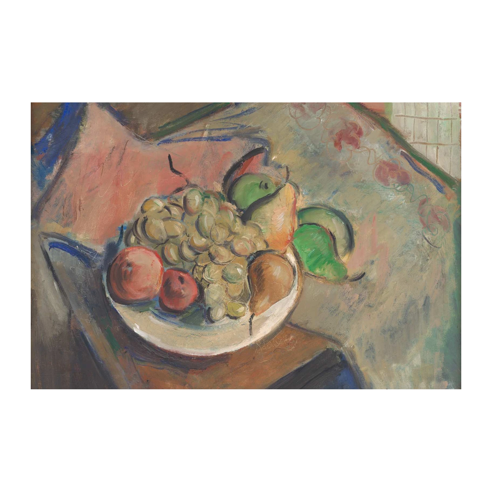 Vibrant Fruit Still Life Modern Art Wall Art
