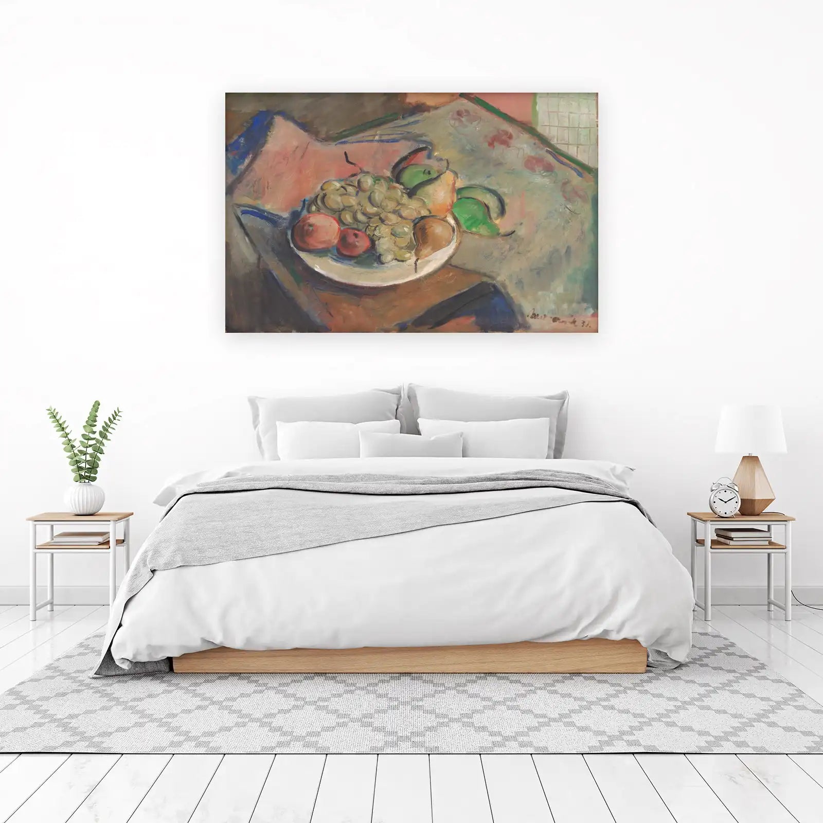 Vibrant Fruit Still Life Modern Art Wall Art