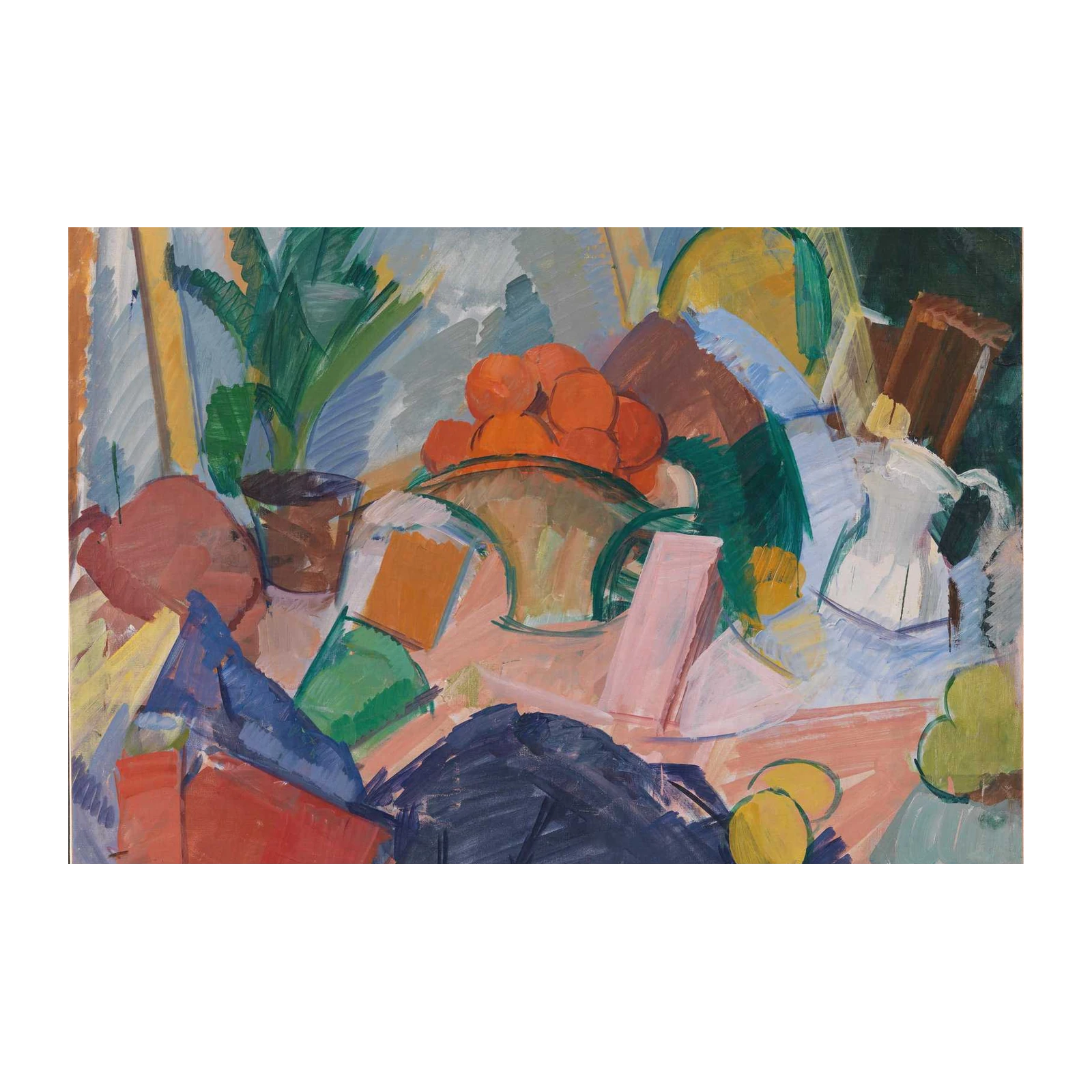 Vibrant Still Life Fruit Plant Wall Art
