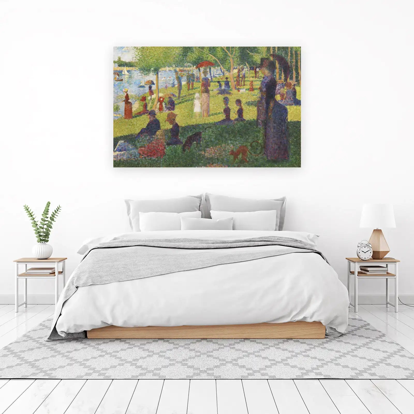 Impressionist Park Scene Wall Art