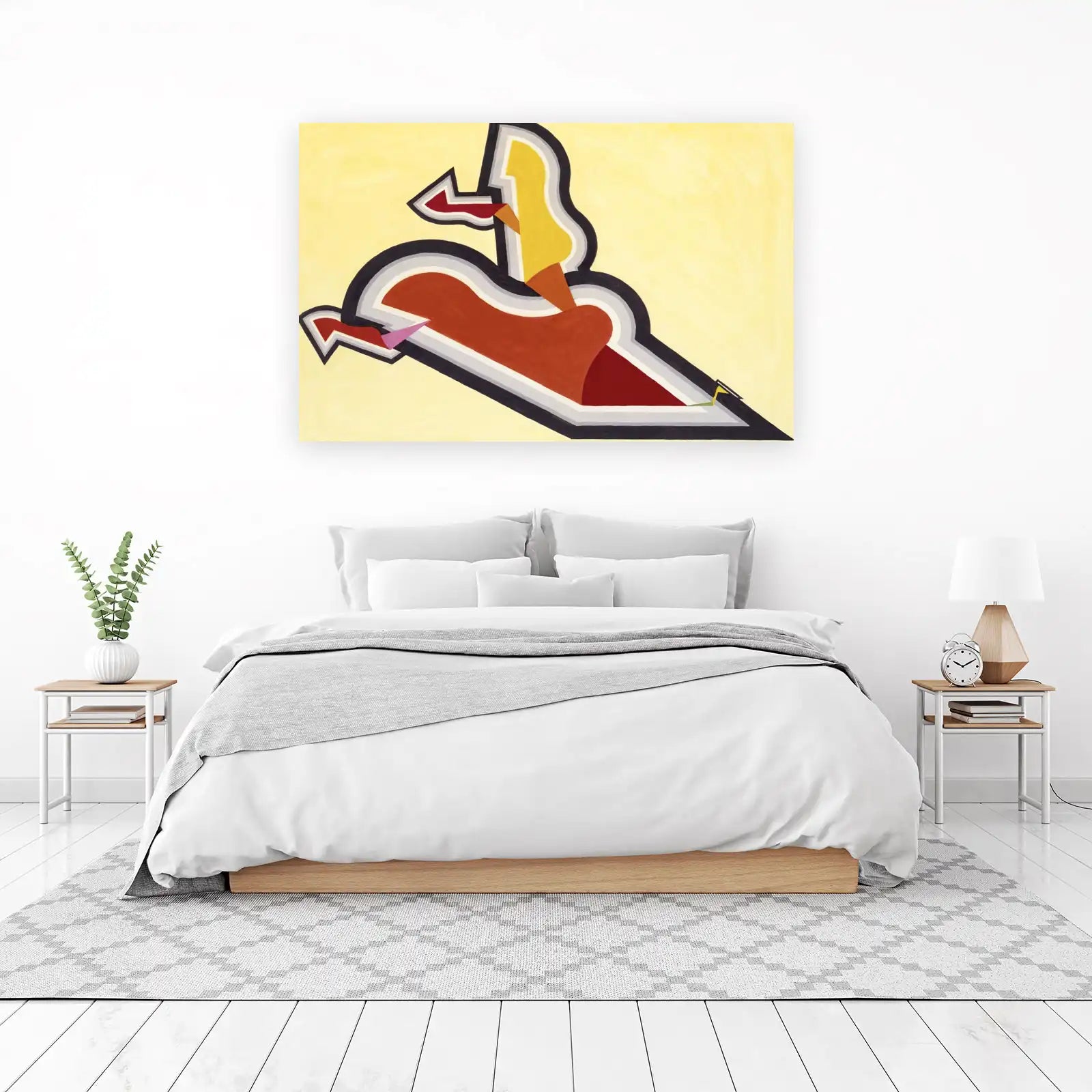 Modern Abstract Horse Wall Art