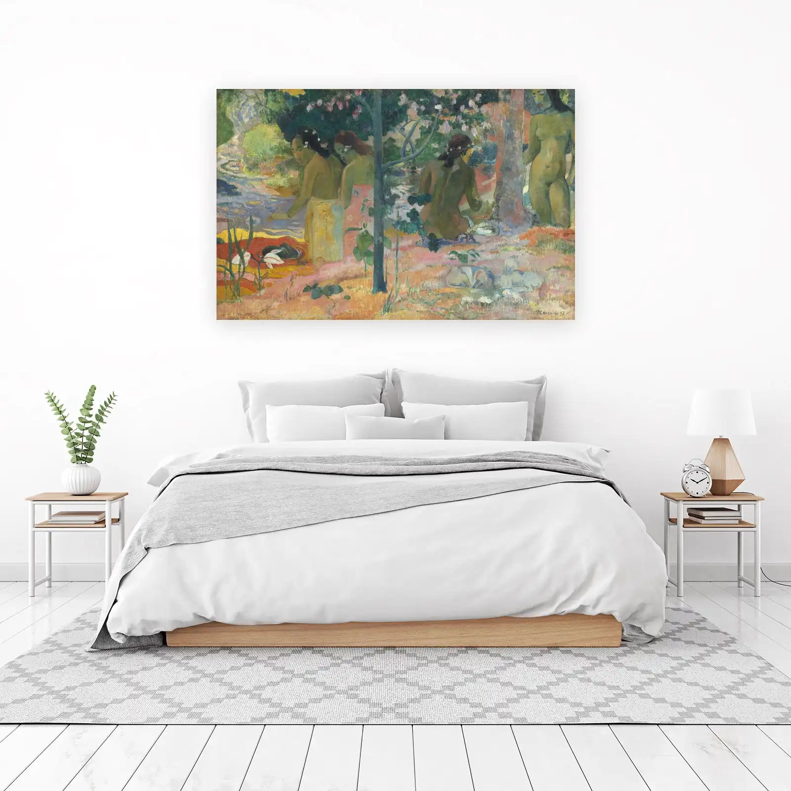 Tahitian Women Beach Serenity Wall Art