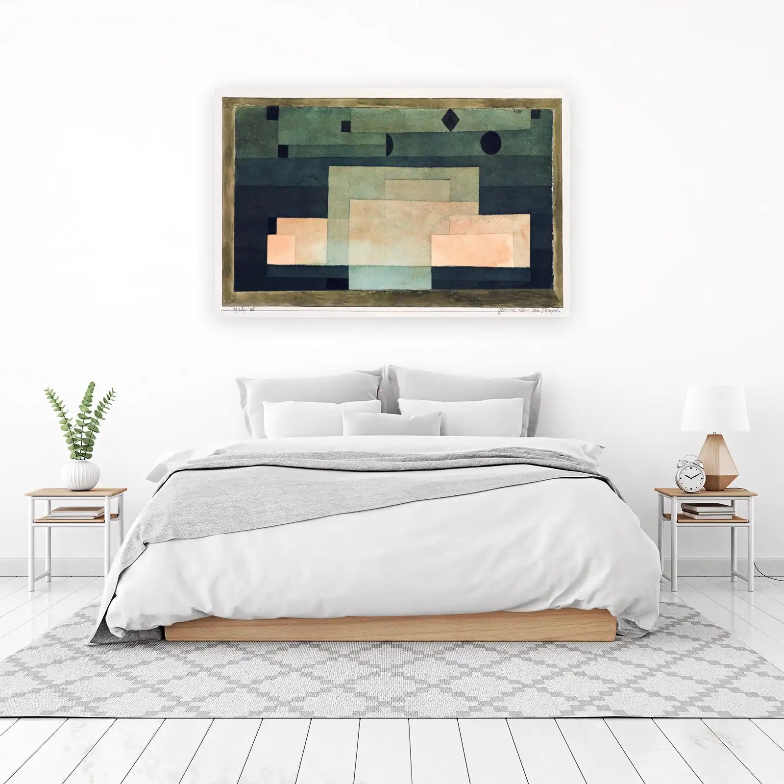 Abstract Geometric Garden Wall Art