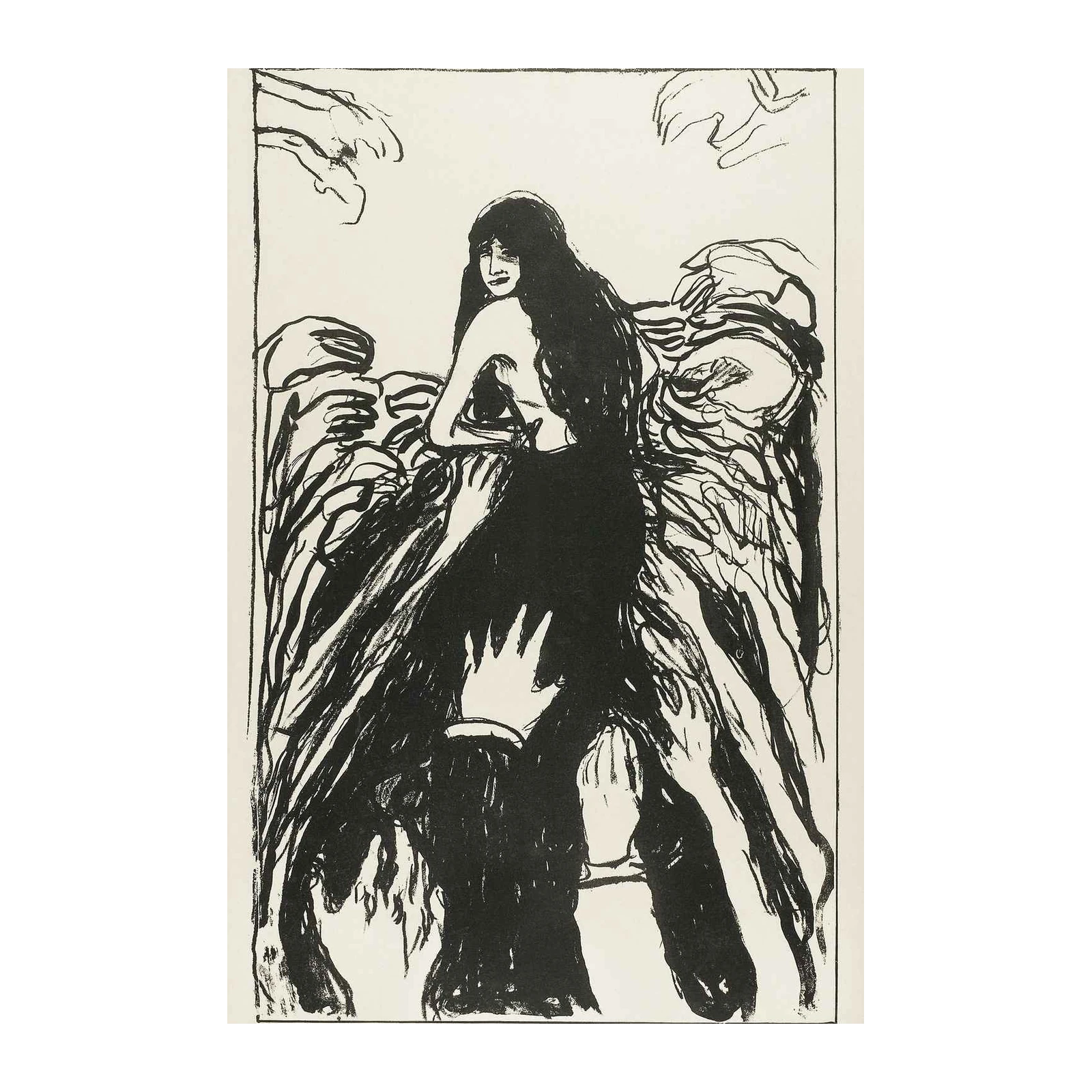 Haunting Beauty Figure Art Wall Art