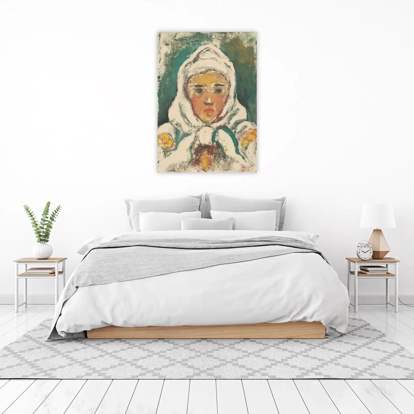 Expressive Portrait Artwork Wall Art