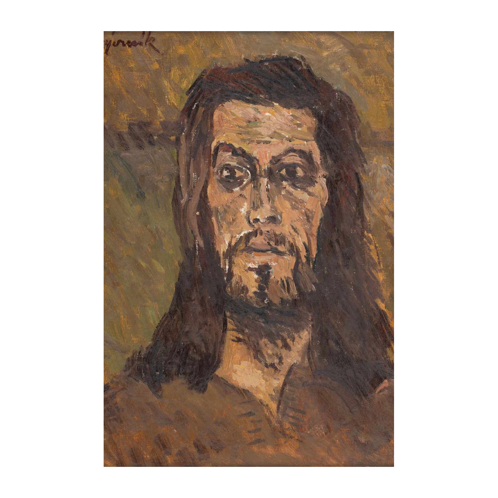 Intense Portrait of a Man Wall Art