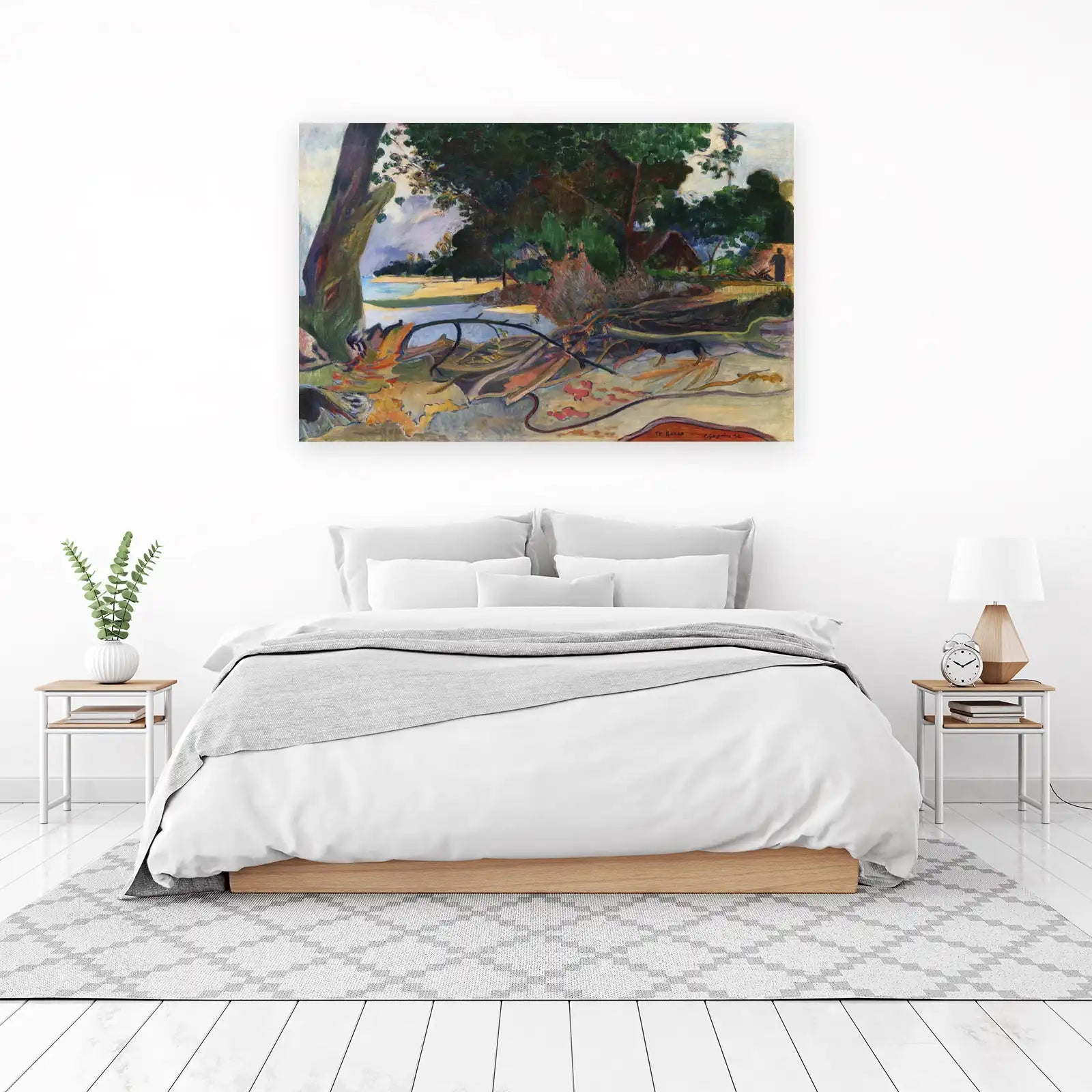 Tropical Paradise Beach Scene Wall Art