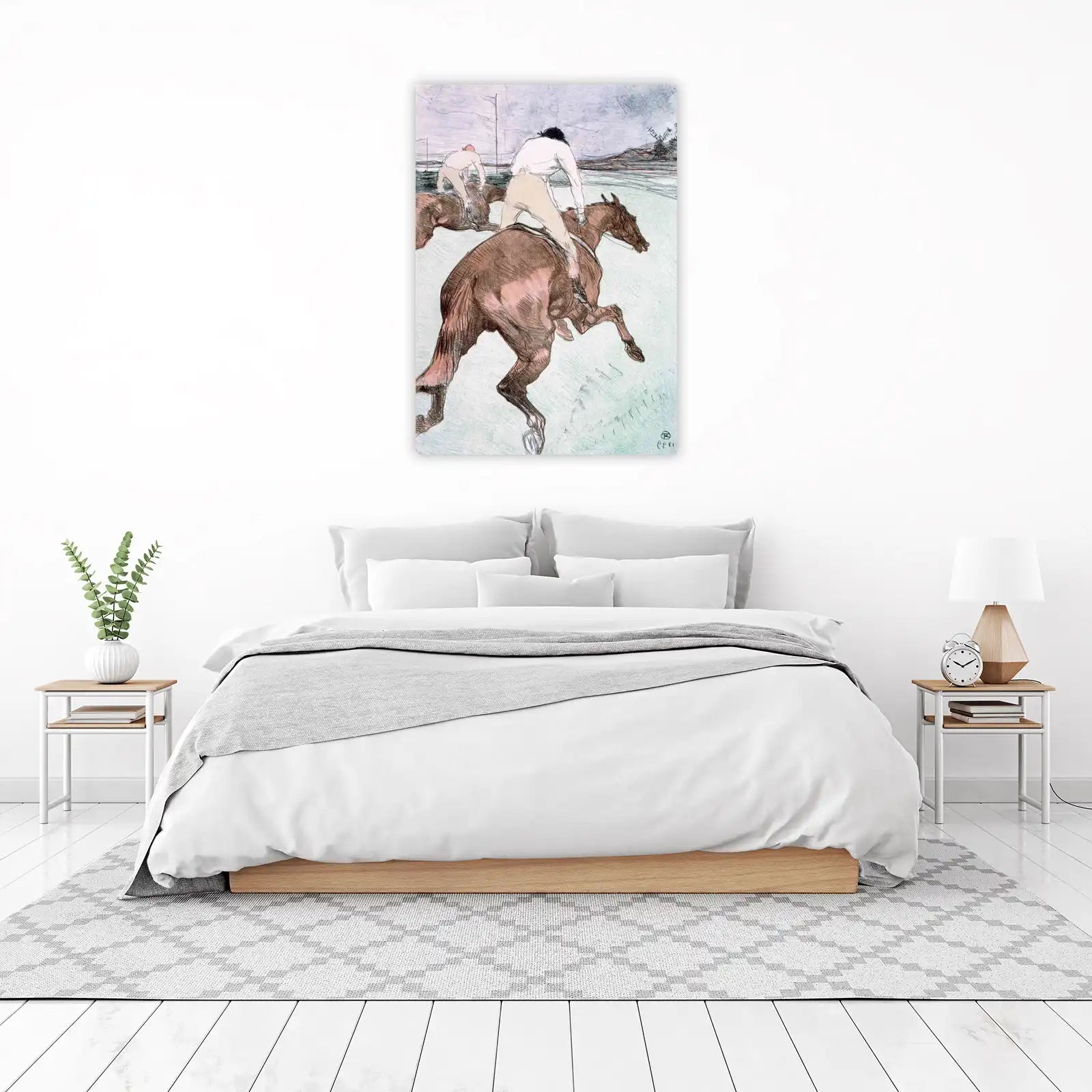 Jockeys Racing Horse Wall Art
