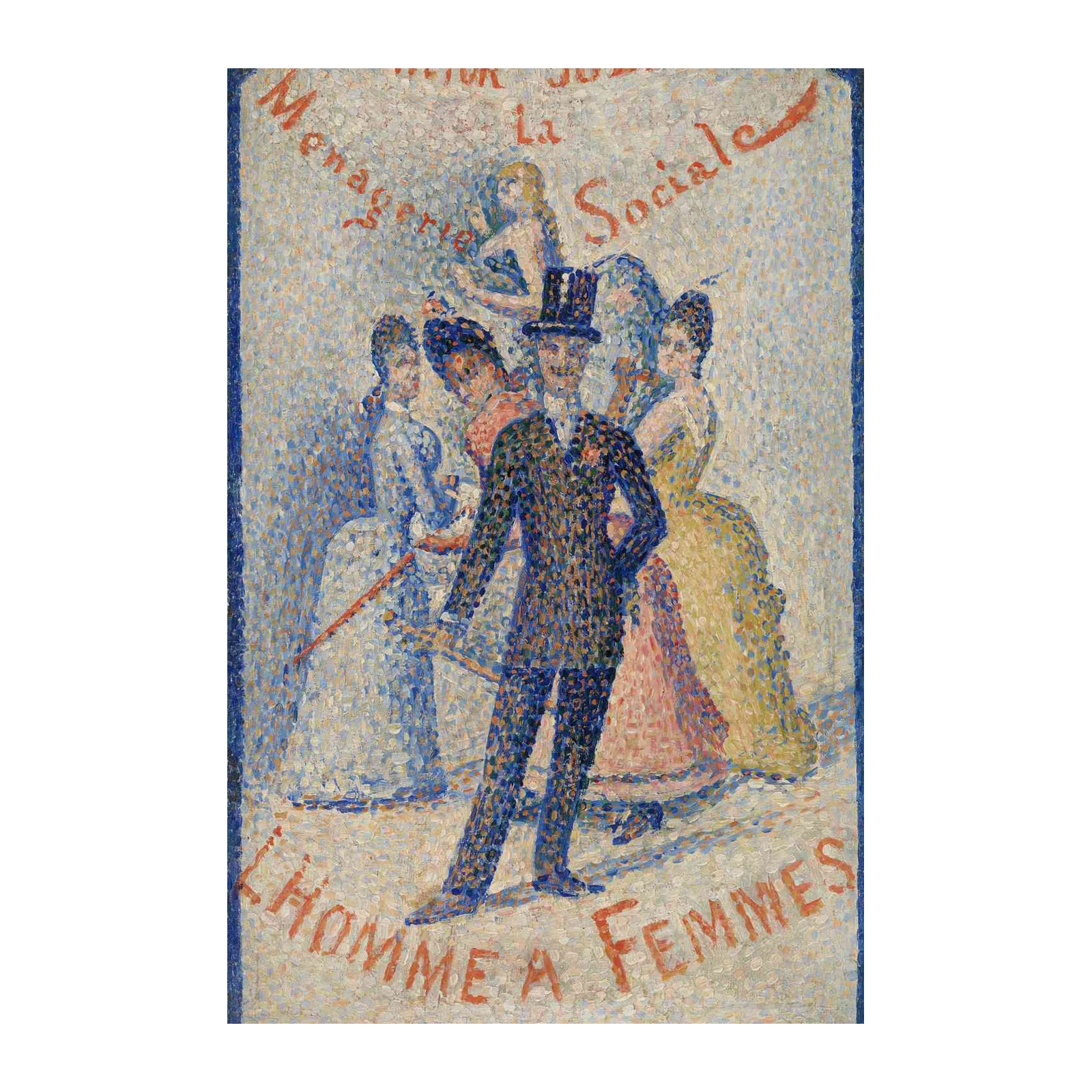 La Menagerie Sociale Man Woman Wall Art