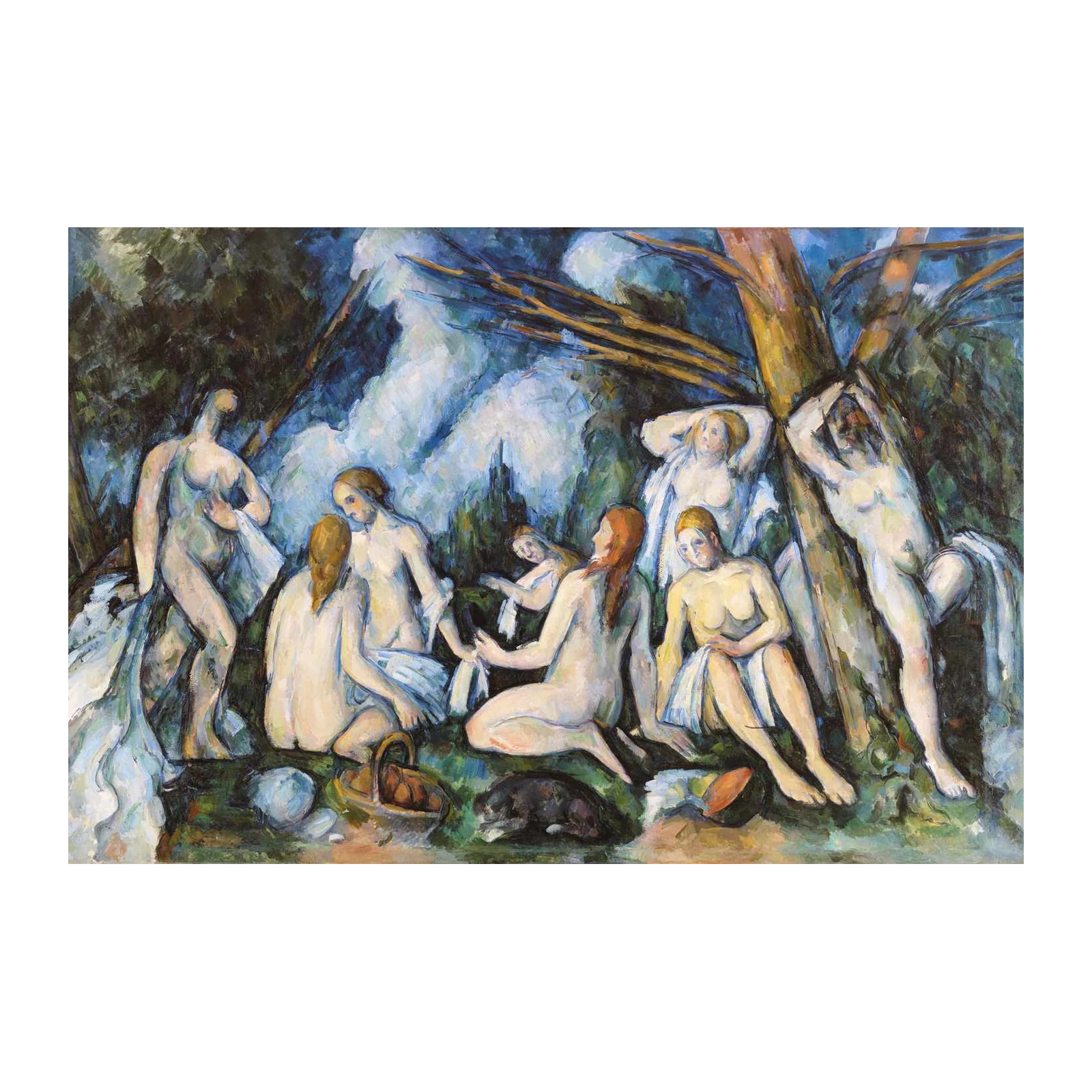 Bathers in the Woods Classic Art Wall Art