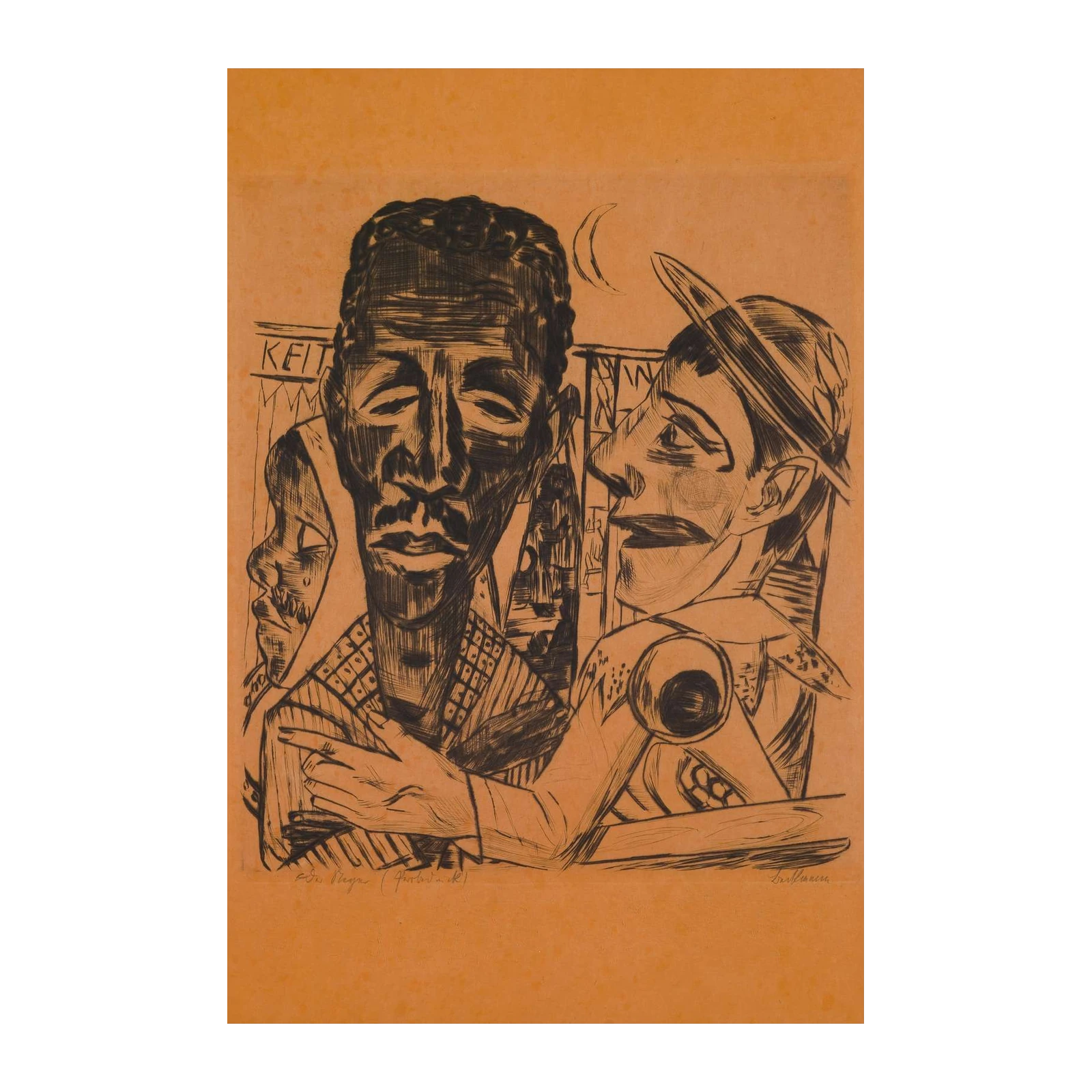 Expressive Portrait Trio Wall Art