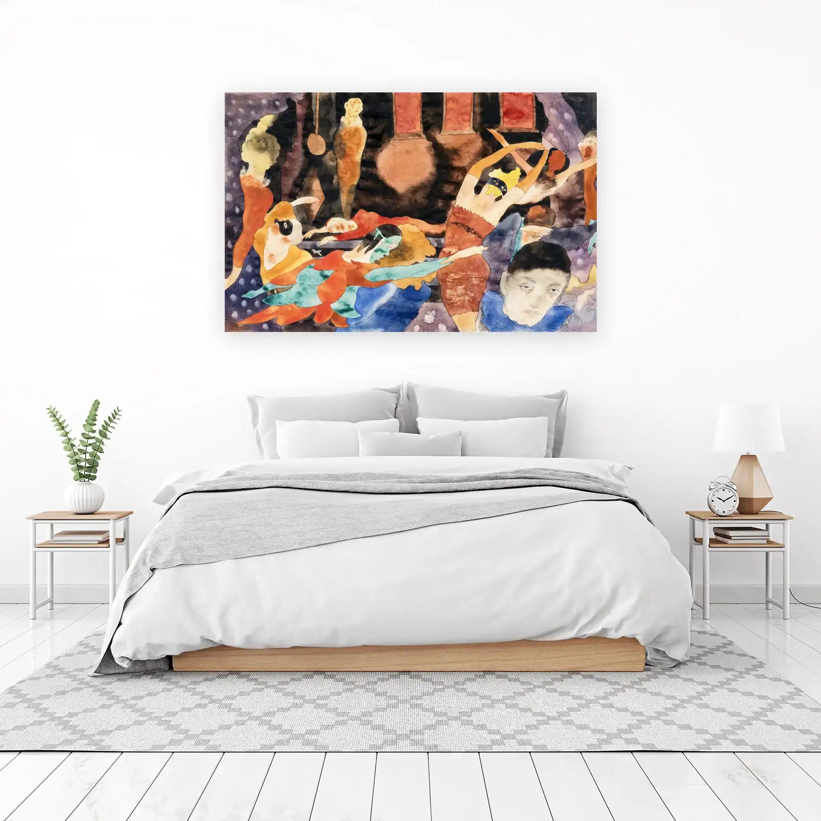 Surrealist Figures Dancing Wall Art