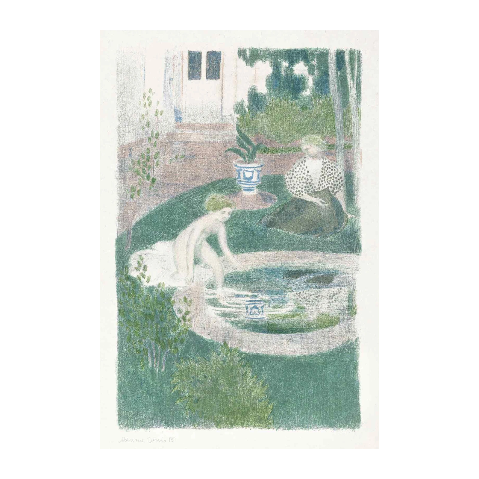 Serene Garden Bath Wall Art