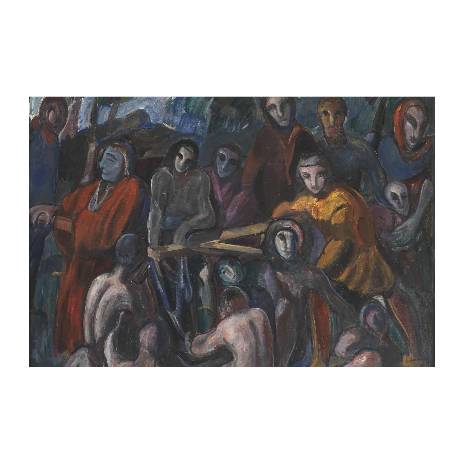 Expressive Figurative Group Wall Art