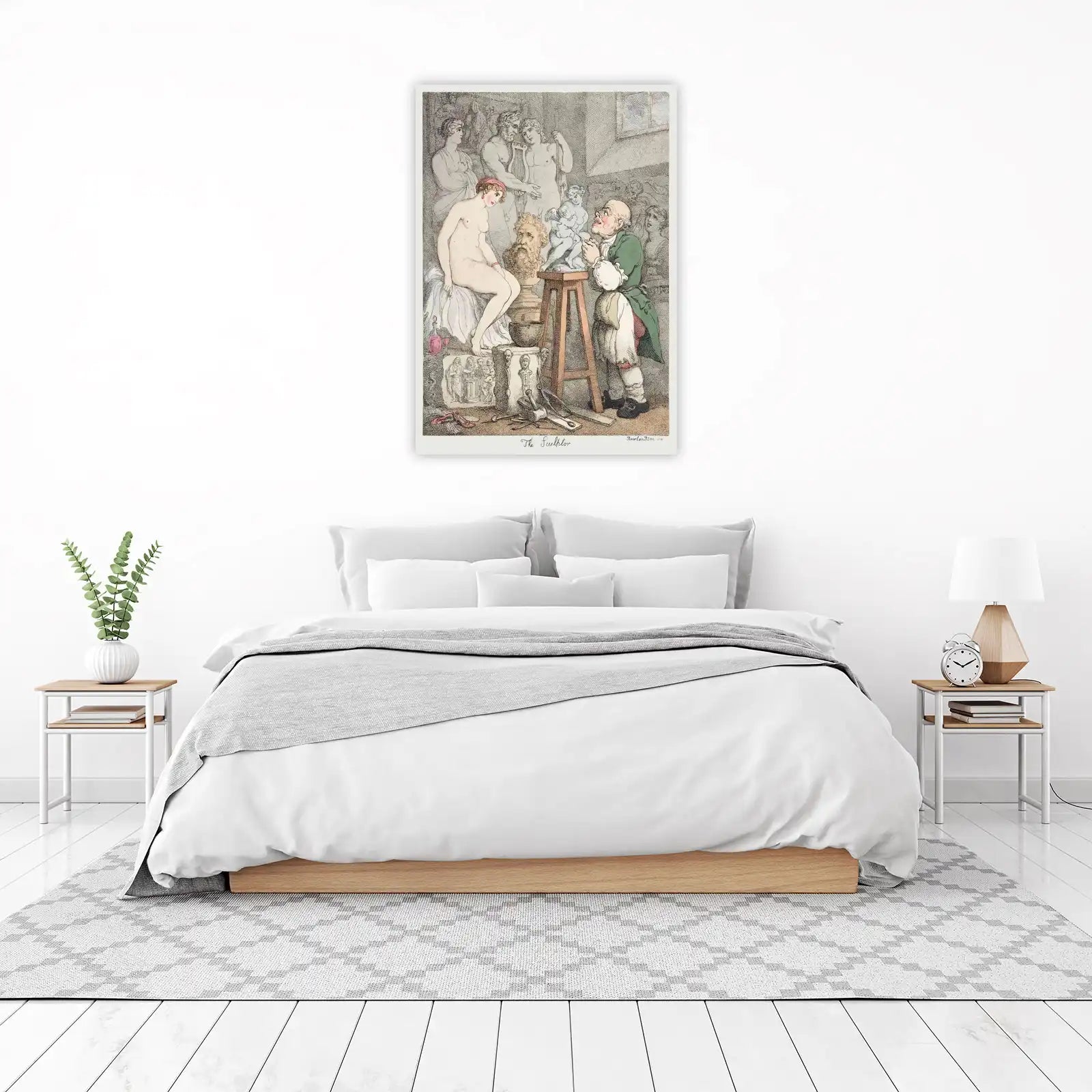 The Sculptor Vintage Art Wall Art