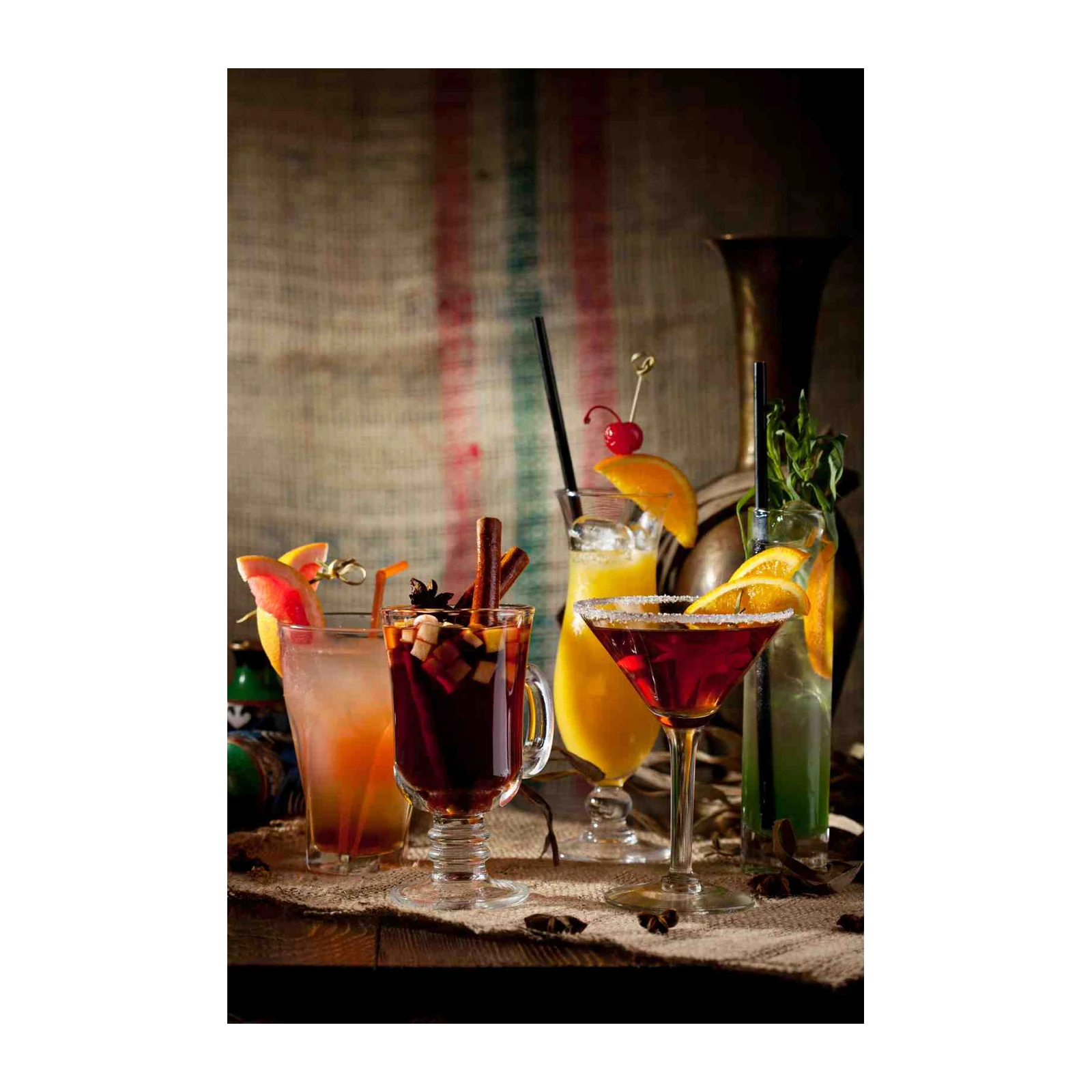 Cozy Winter Cocktails Wall Art