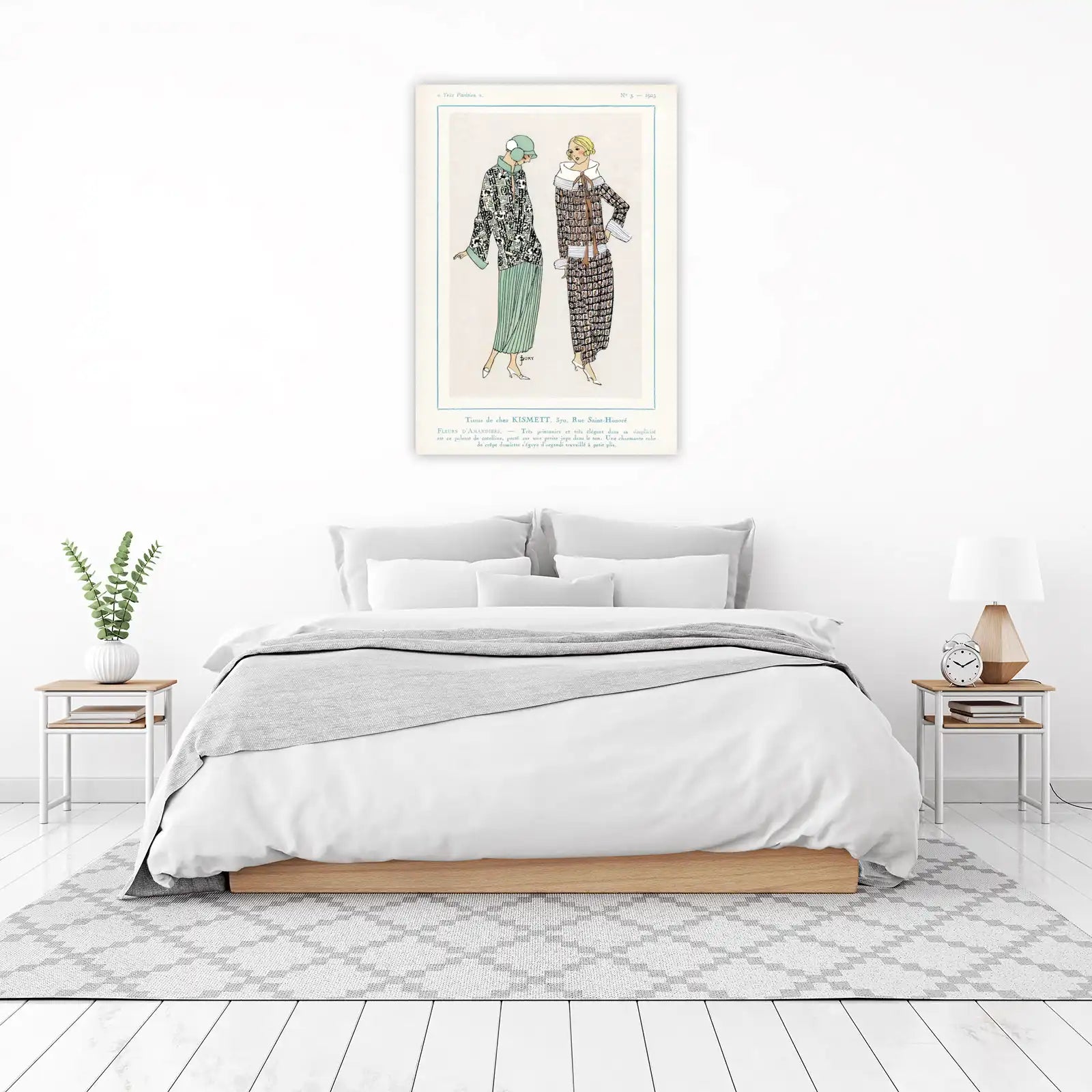 Art Deco Fashion Illustration Wall Art