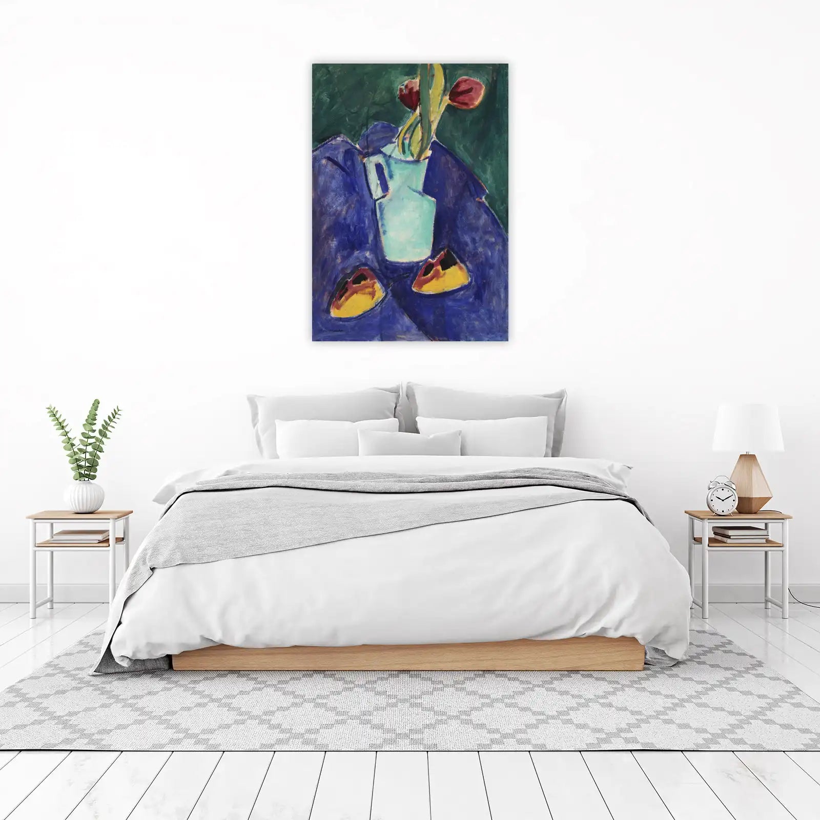 Vibrant Still Life Tulips Wall Art