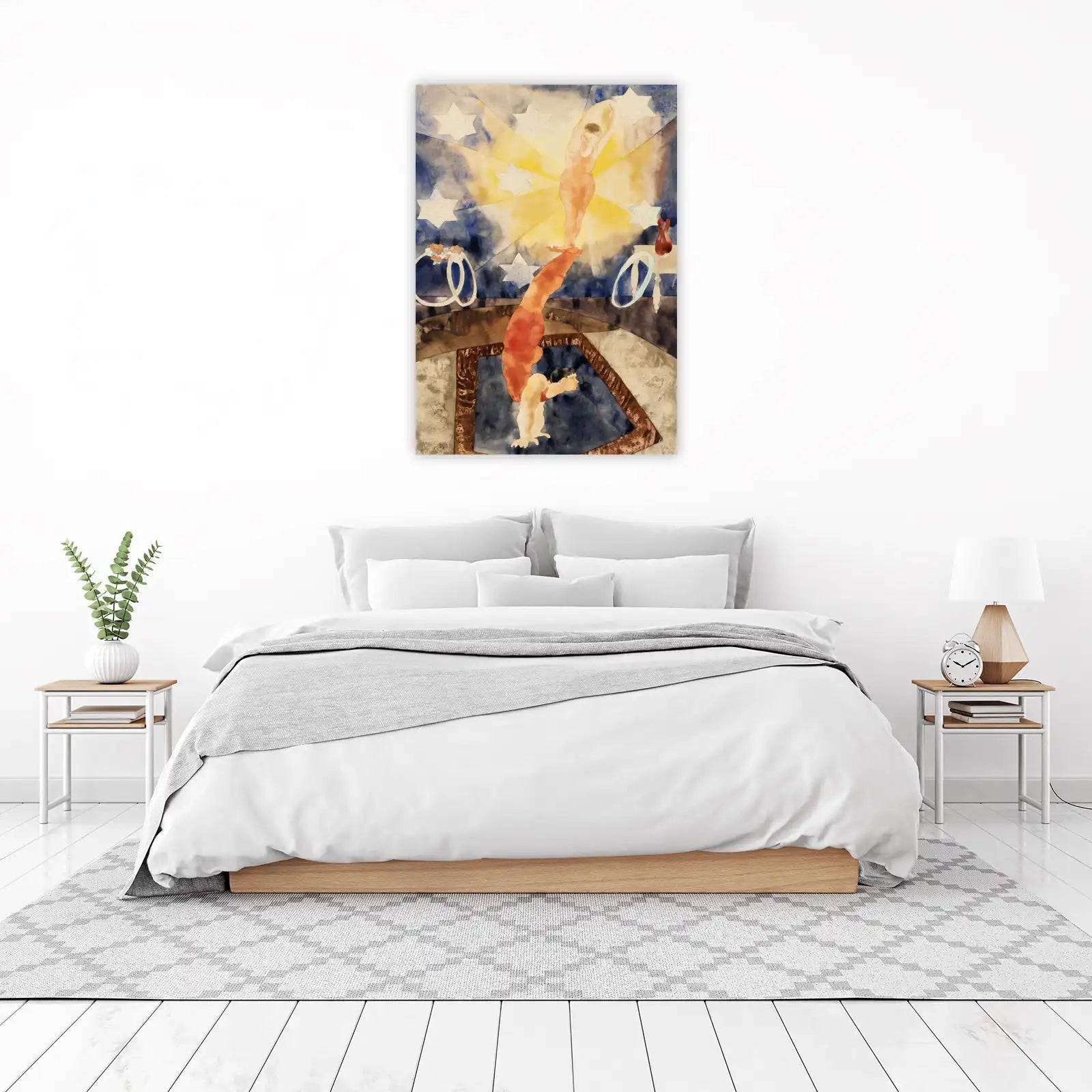 Dreamlike Acrobat Stars Wall Art