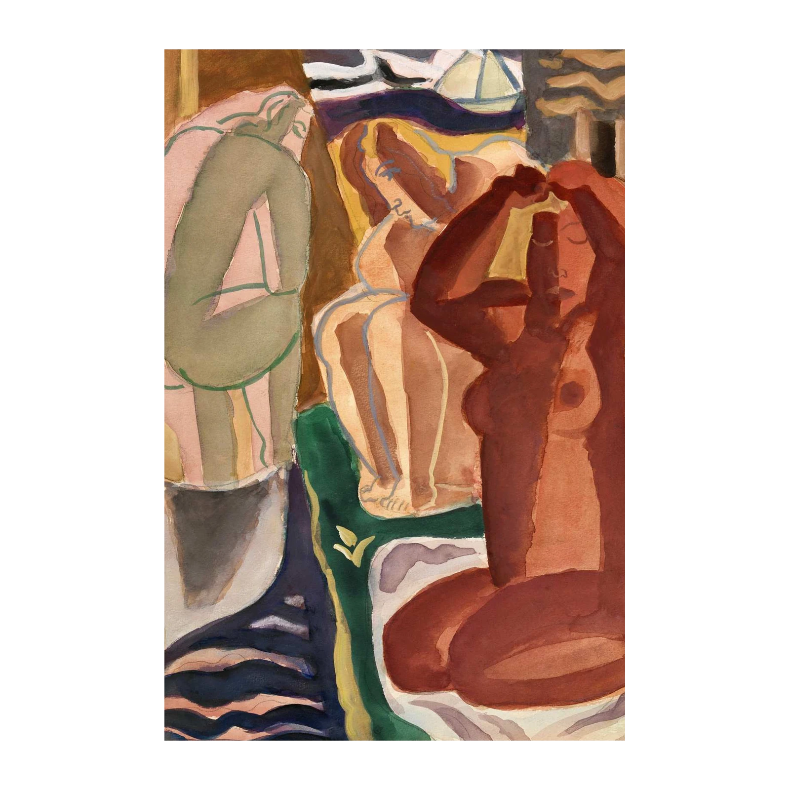 Nude Study Figures Wall Art