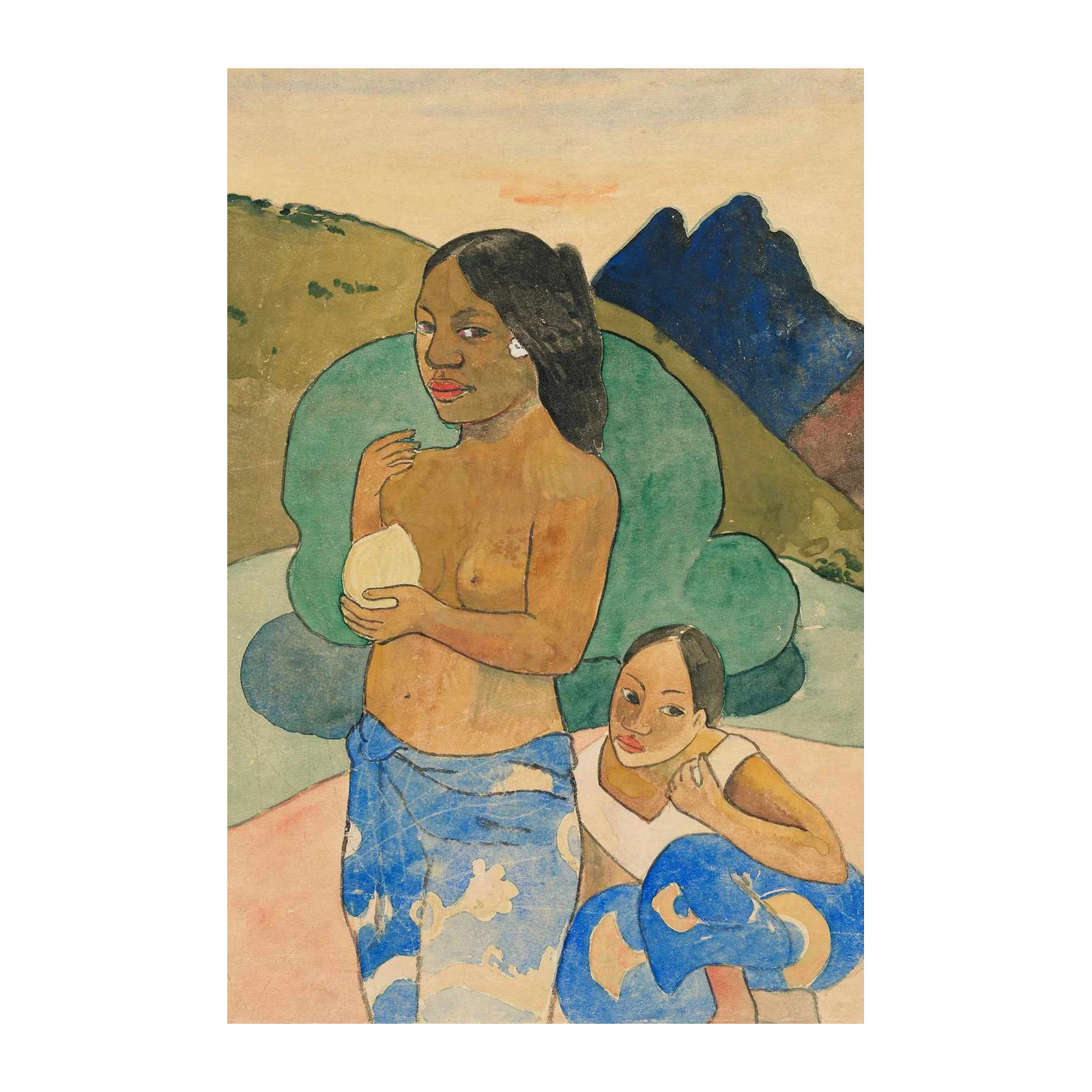 Island Serenity Women Wall Art