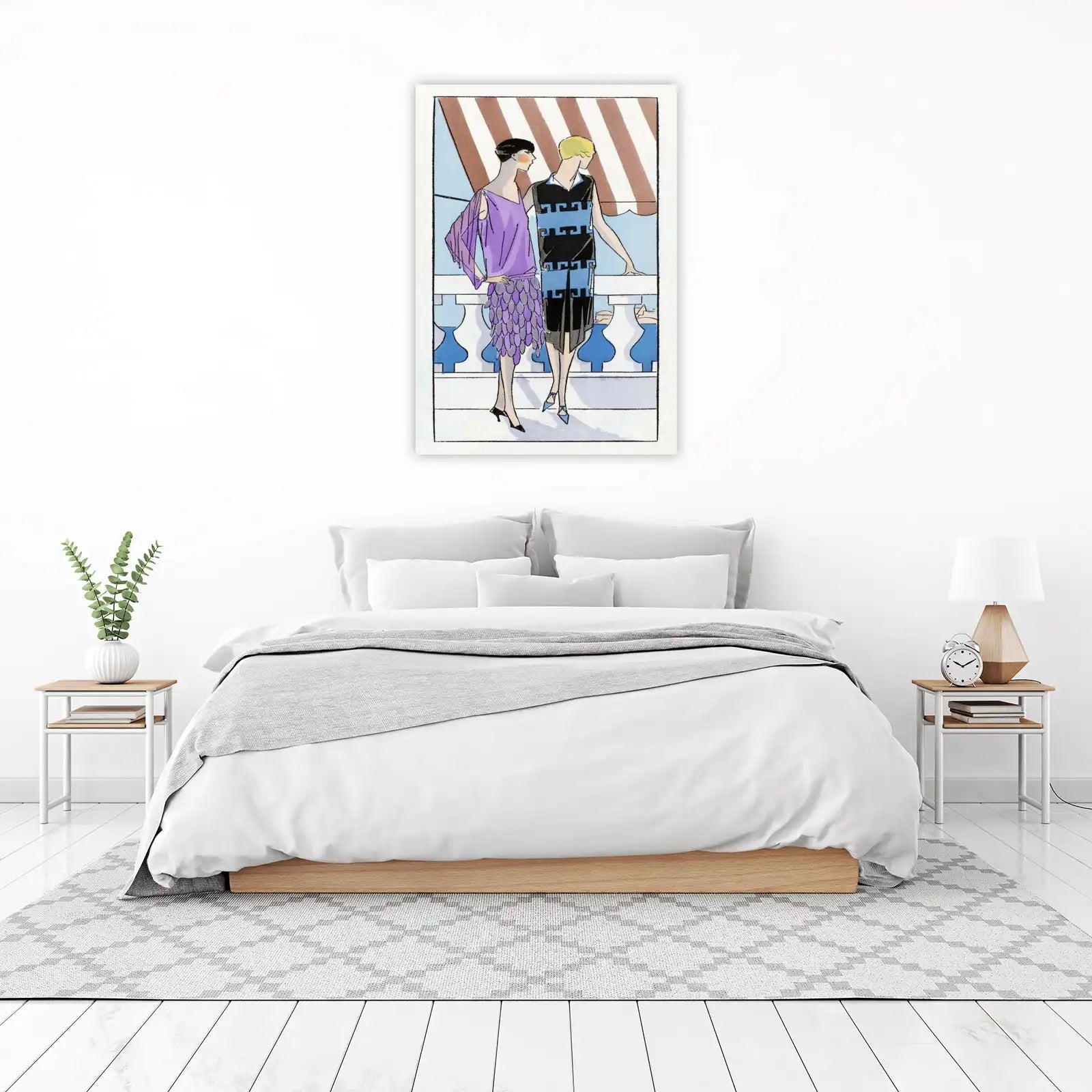 Vintage Art Deco Fashionistas Wall Art