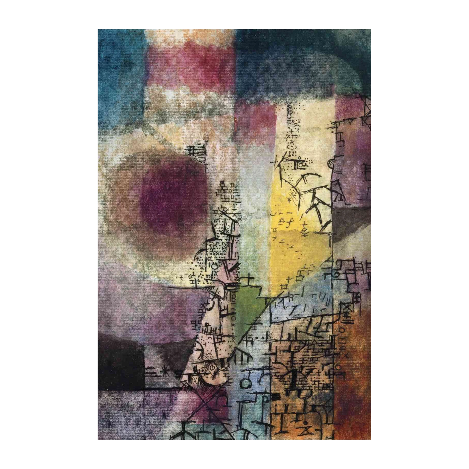Abstract Geometric Collage Wall Art
