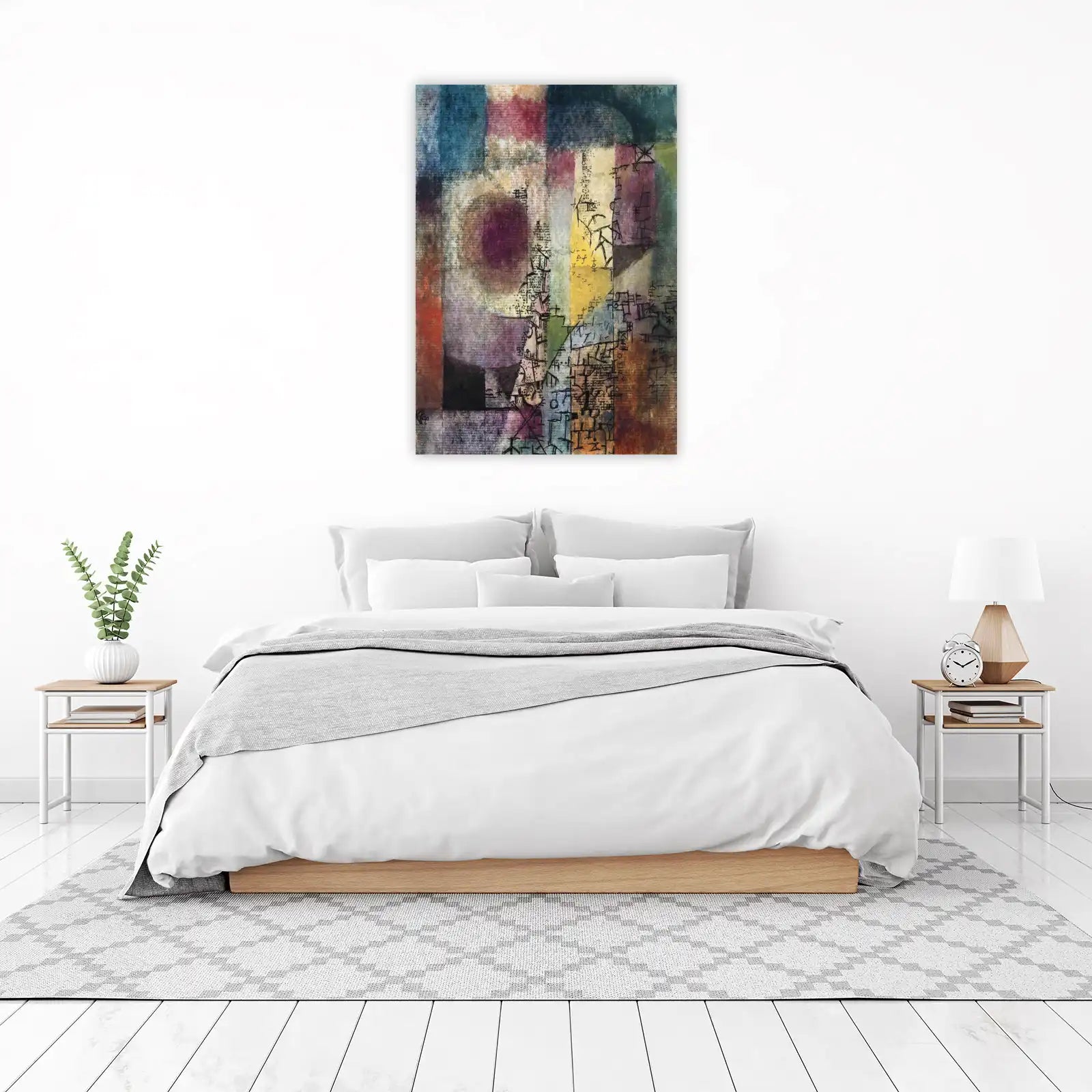 Abstract Geometric Collage Wall Art