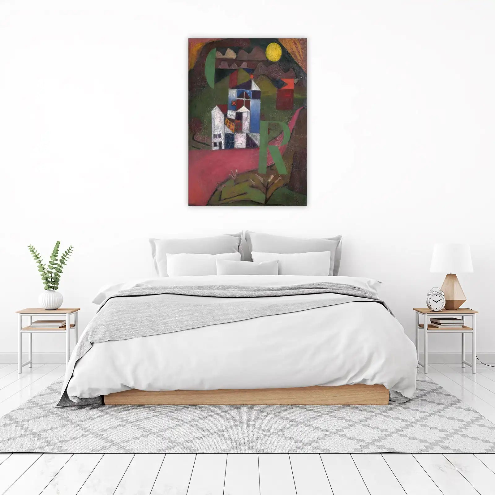 Abstract Architectural House Wall Art