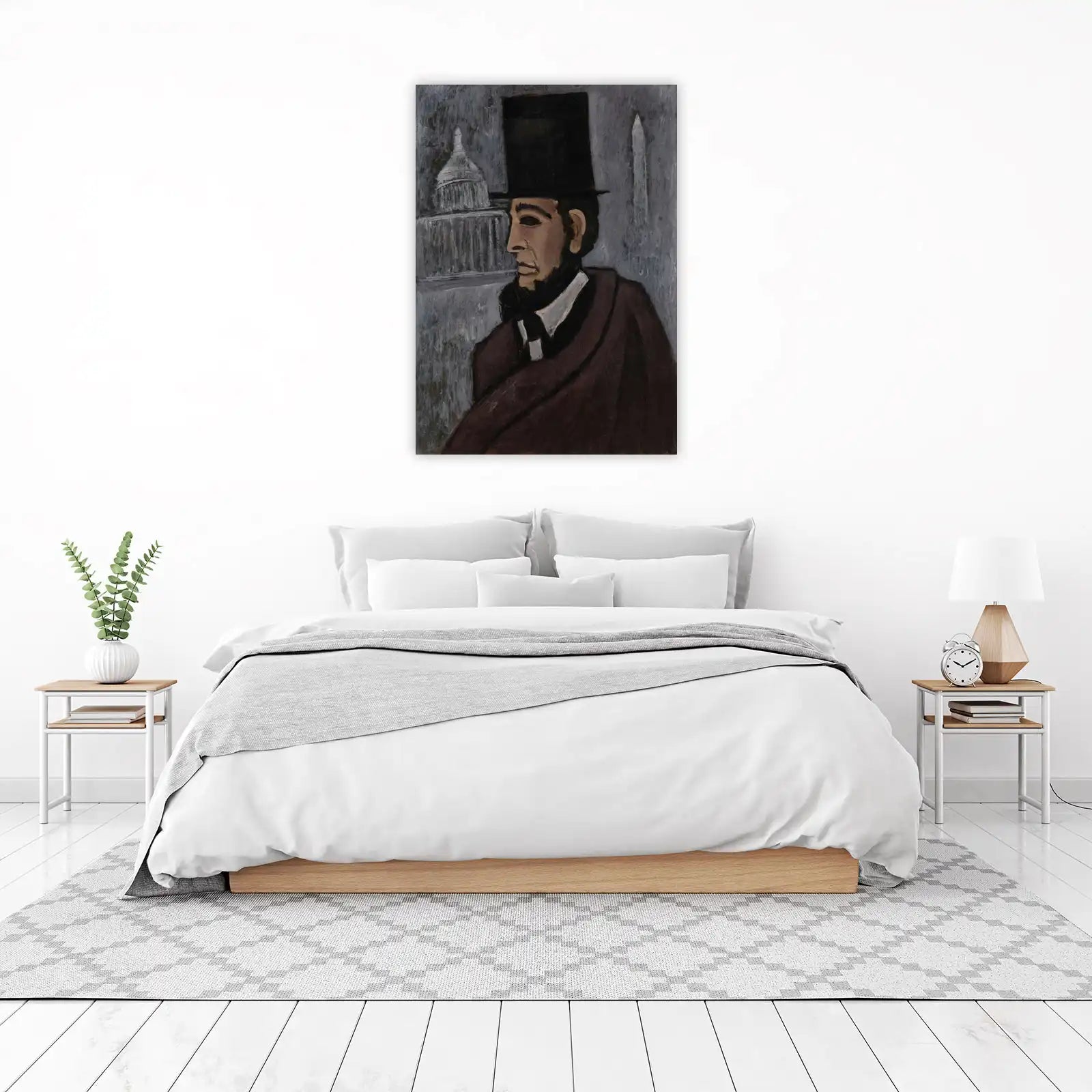 Historic Lincoln Portrait Wall Art
