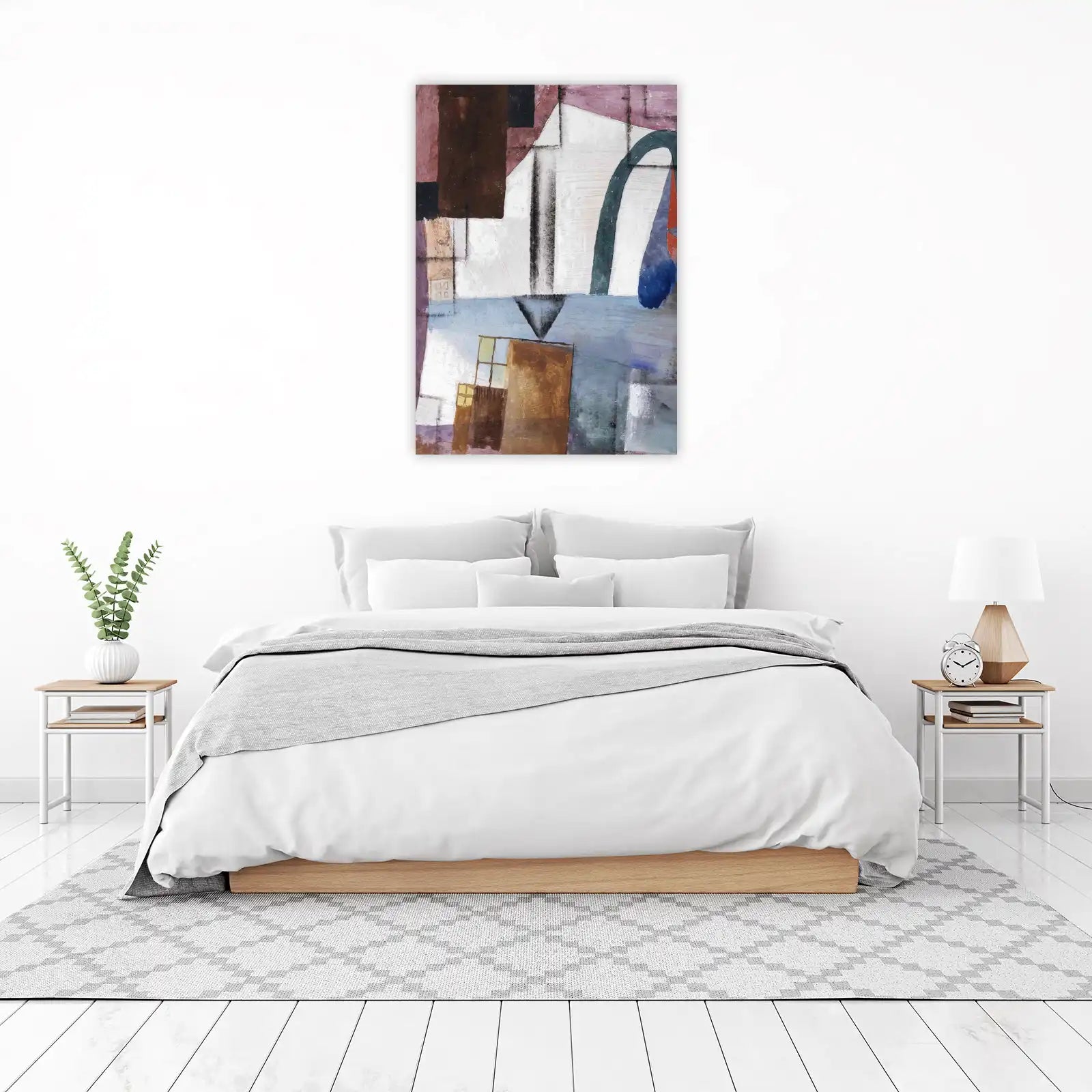 Abstract Geometric Composition Wall Art