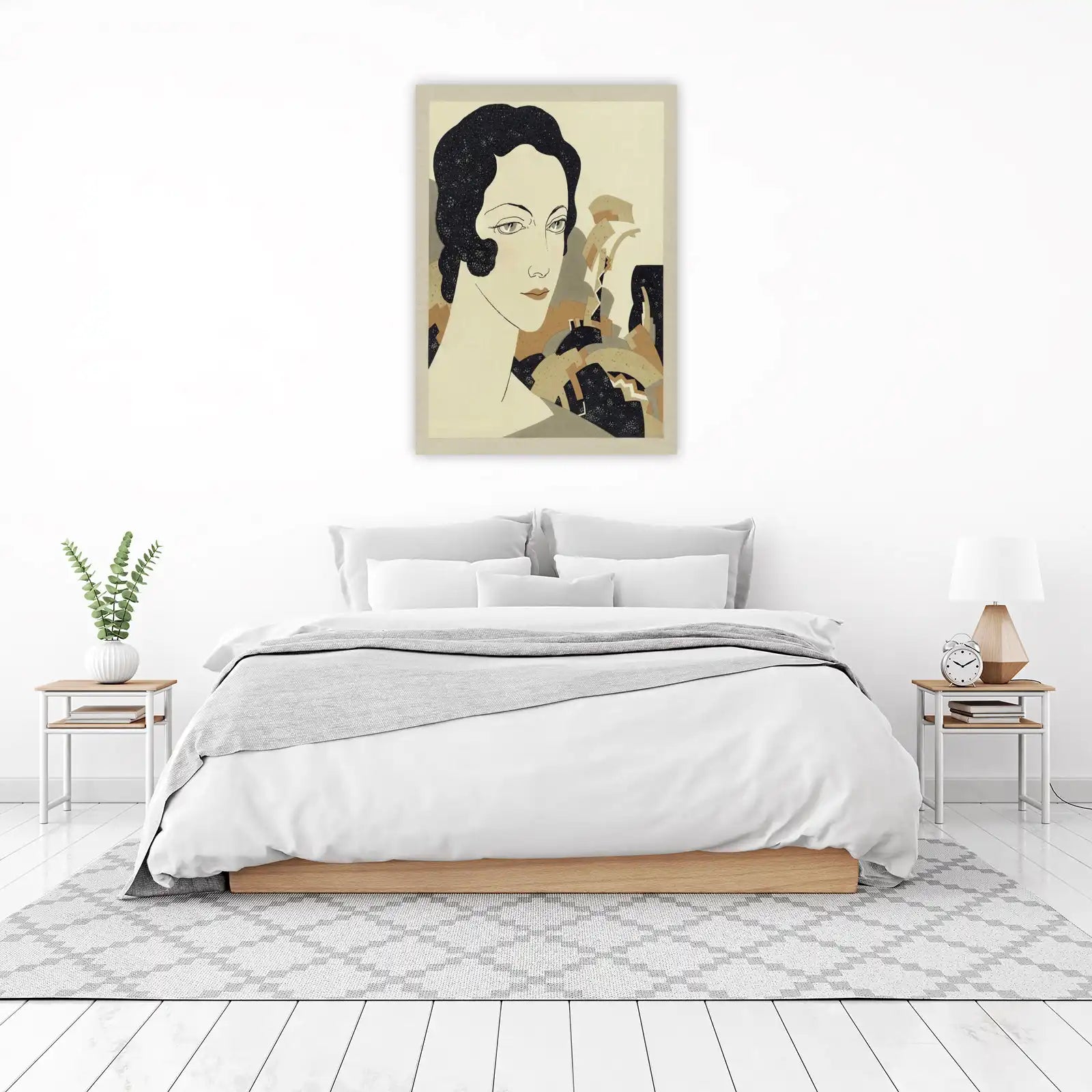 Elegant Art Deco Portrait Wall Art