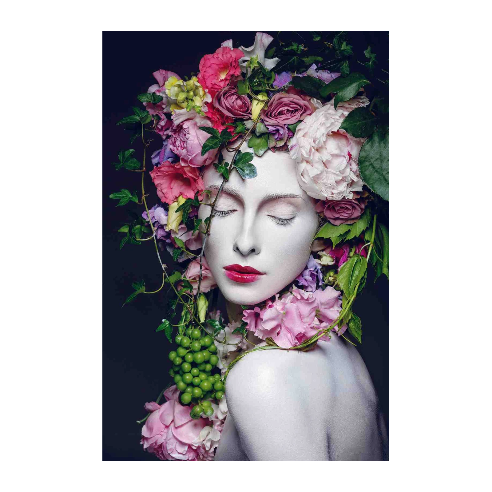 Floral Goddess Dreamscape Wall Art