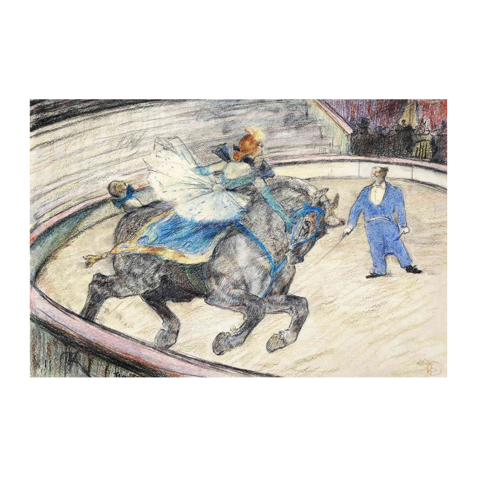 Equestrian Circus Dancer Wall Art