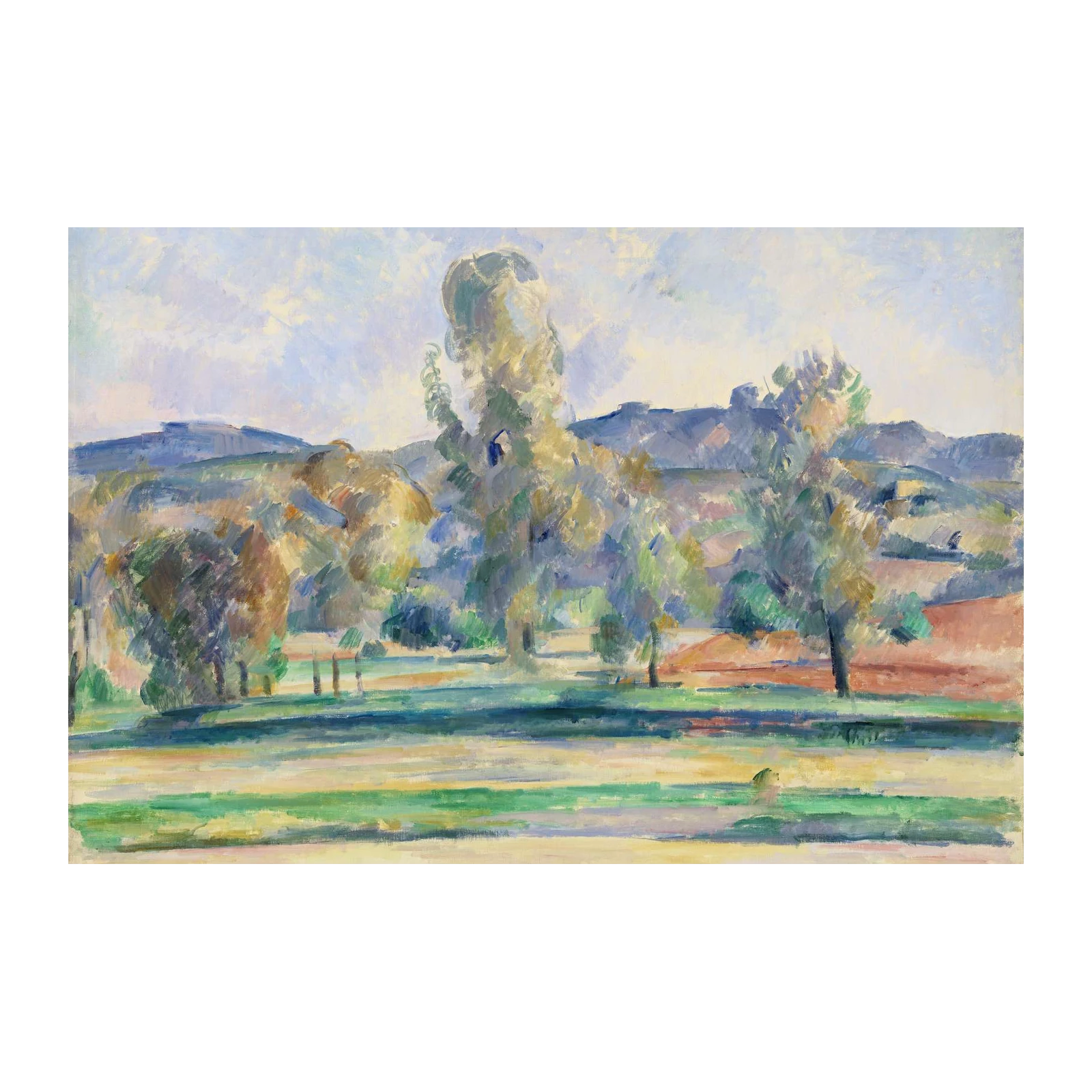 Impressionist Landscape Trees Wall Art