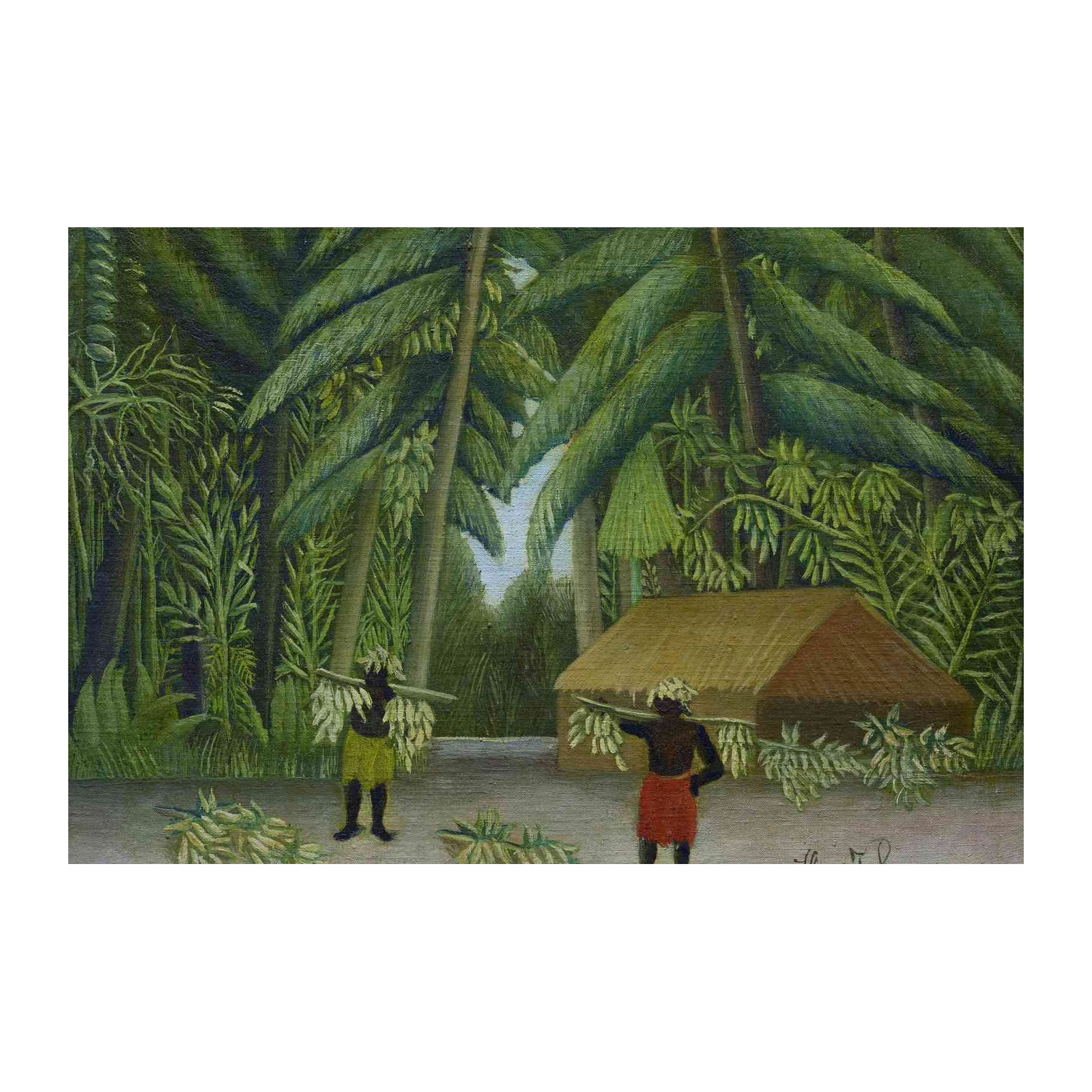 Exotic Jungle Scene Wall Art