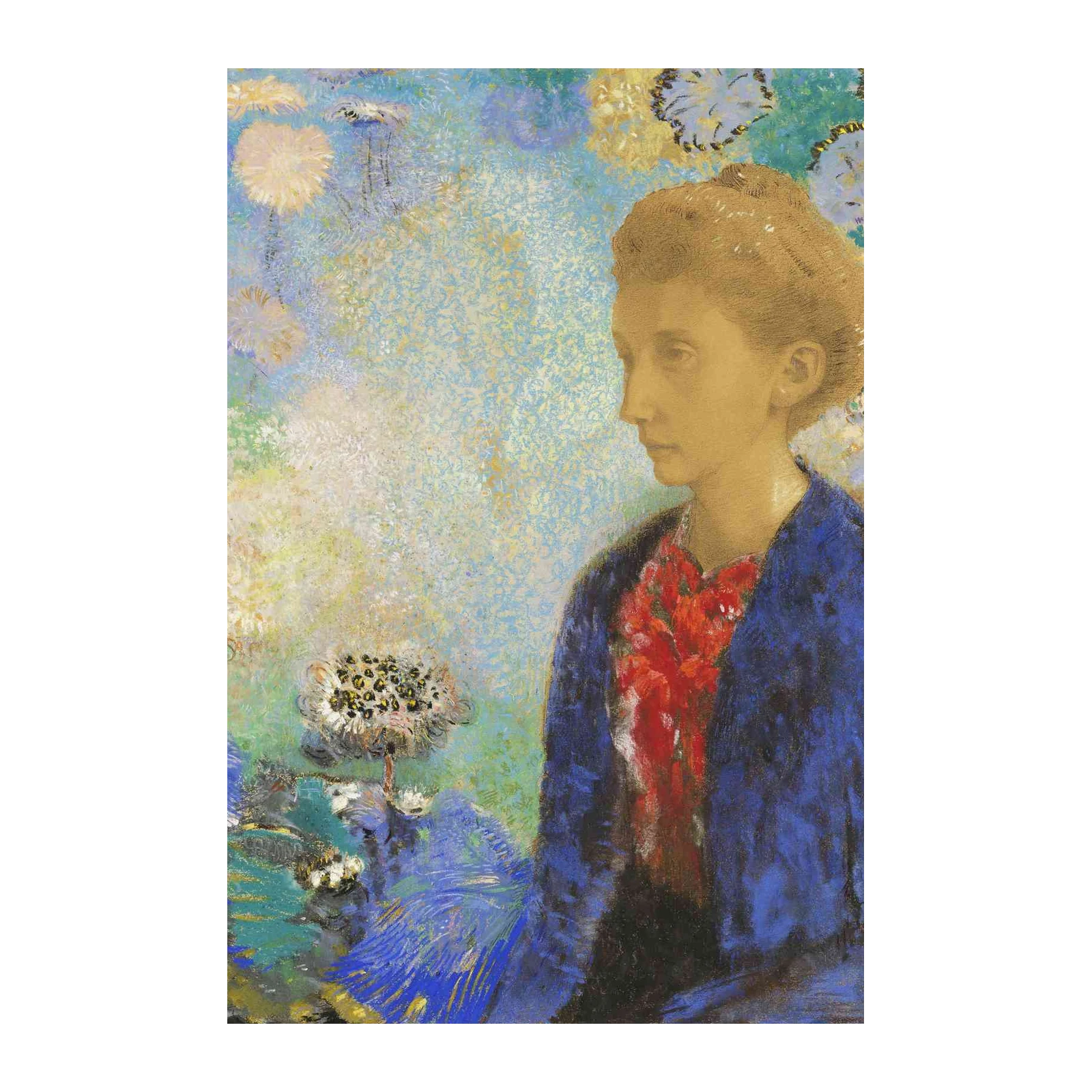 Enchanting Portrait & Floral Dreams Wall Art