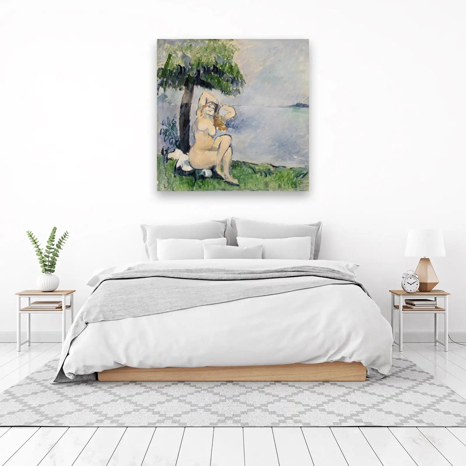 Impressionist Nude by Water Wall Art